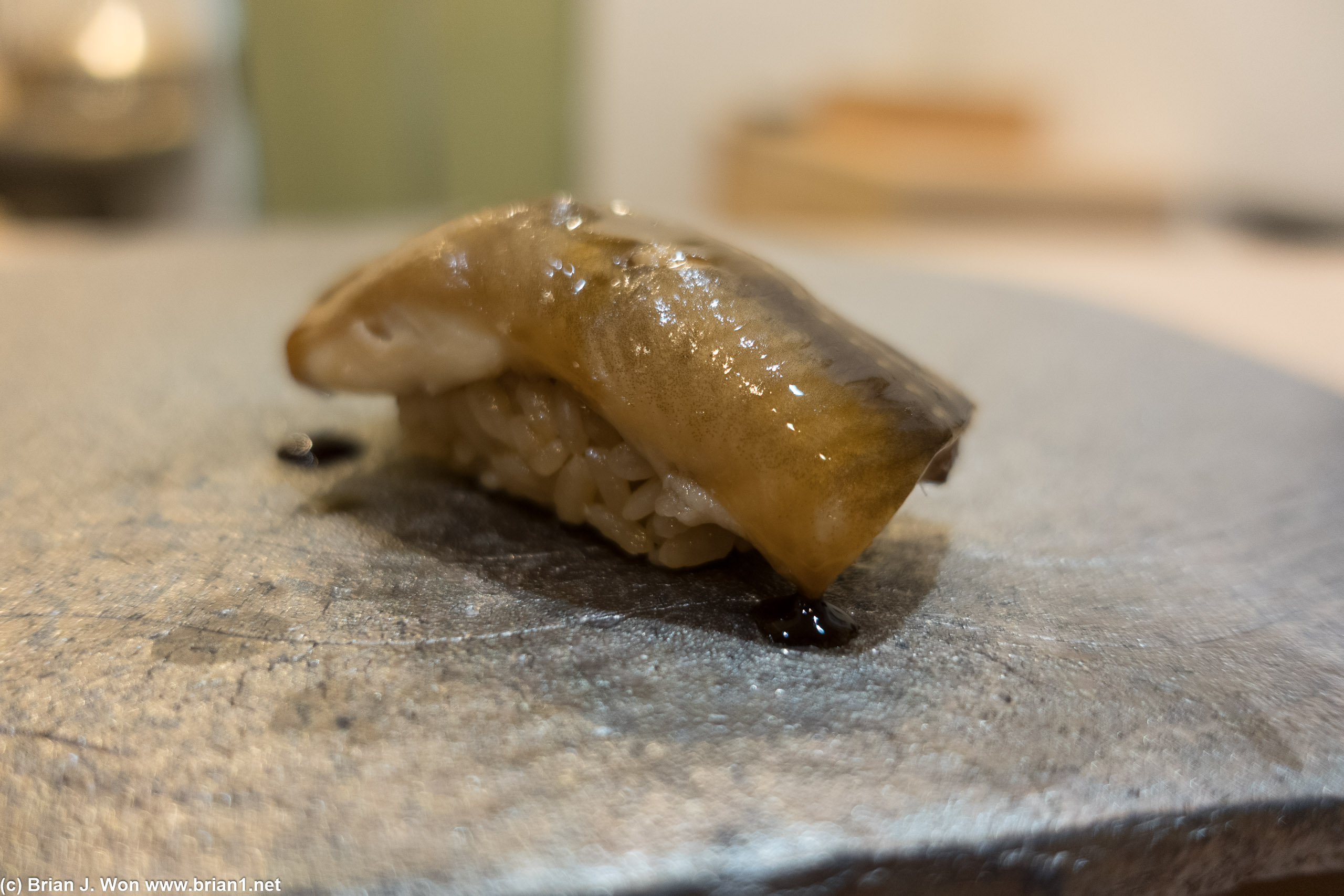 Anago (young sea eel).
