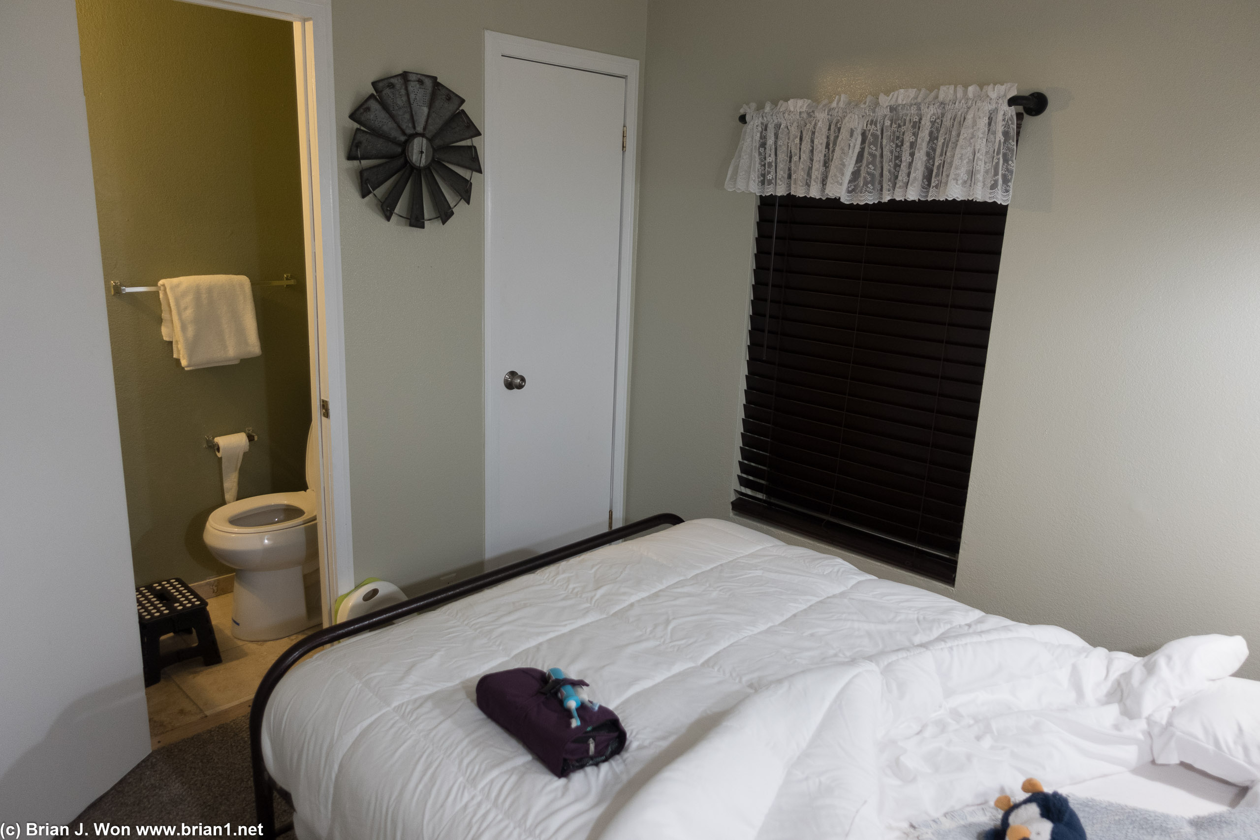Second bedroom and half bath.
