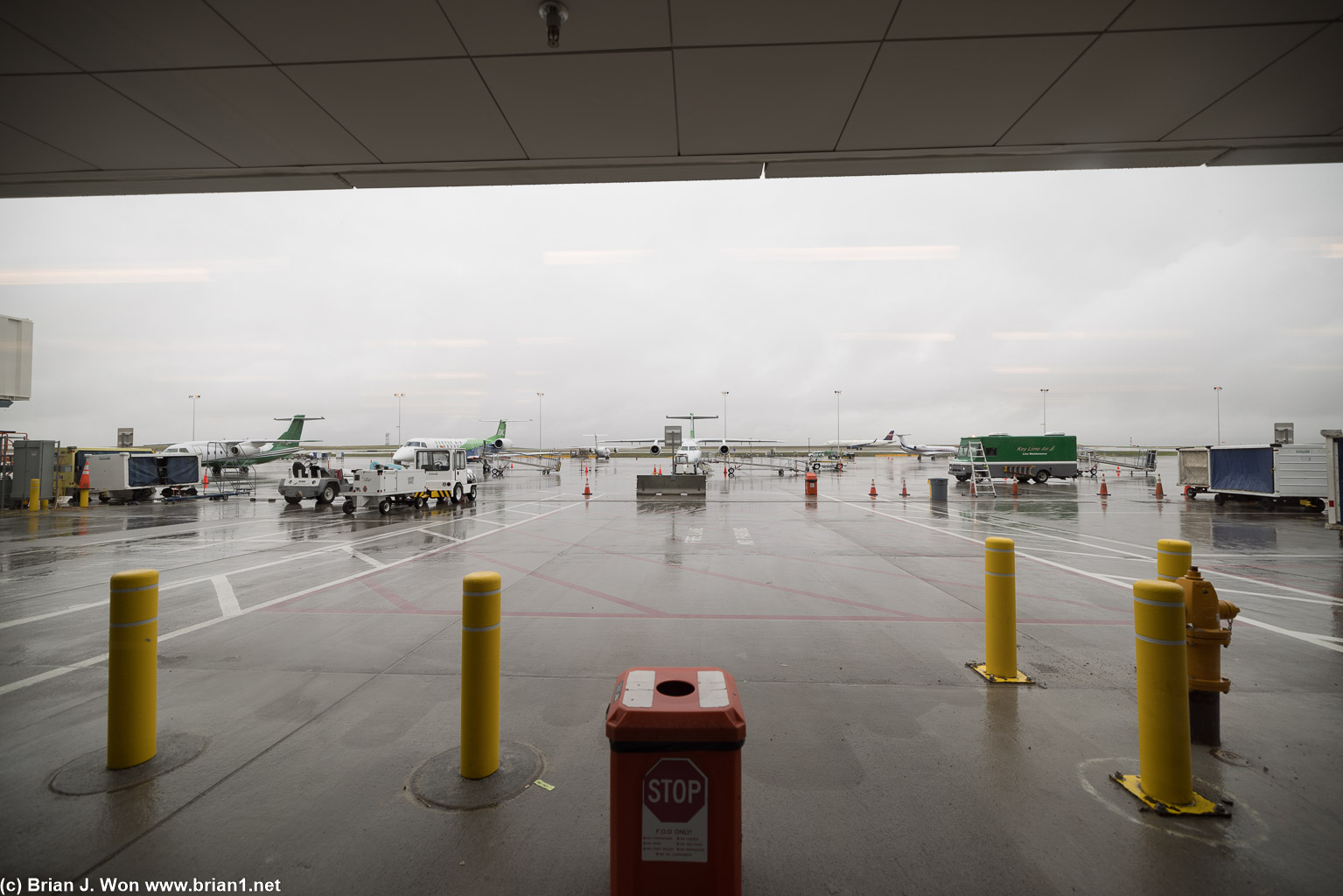 Regional carrier tarmac of Concourse C.