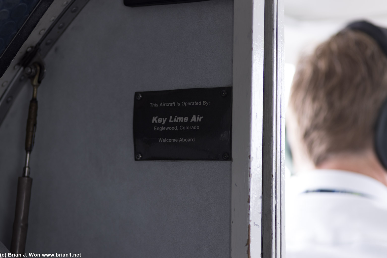 Operated by Key Lime Air, Englewood, Colorado.