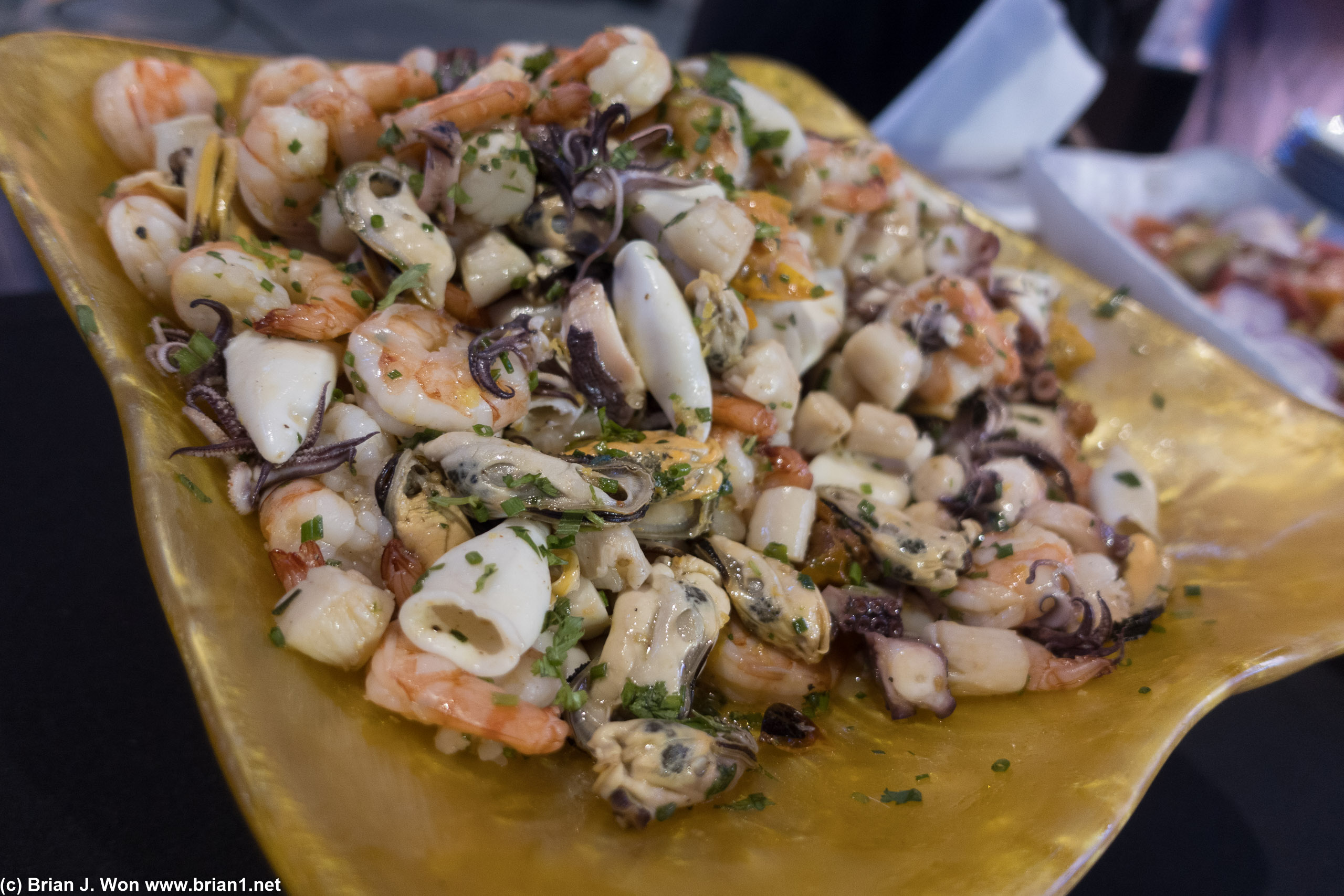 Seafood.