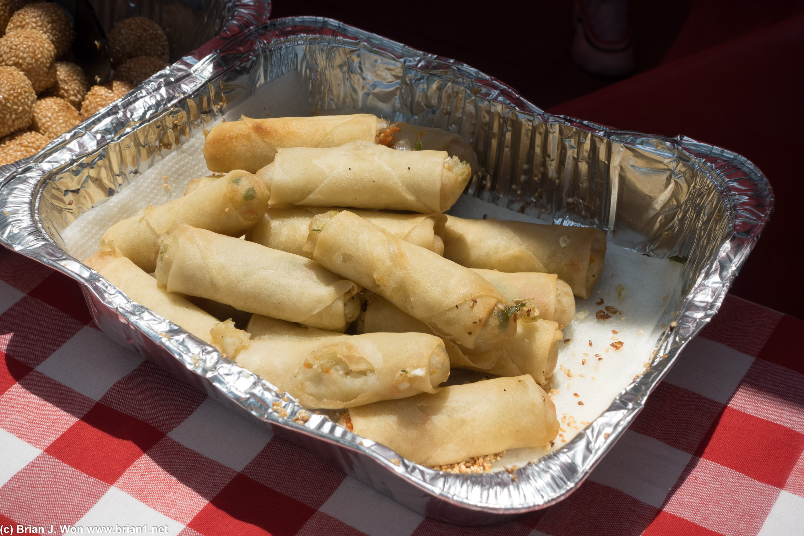 Egg rolls.