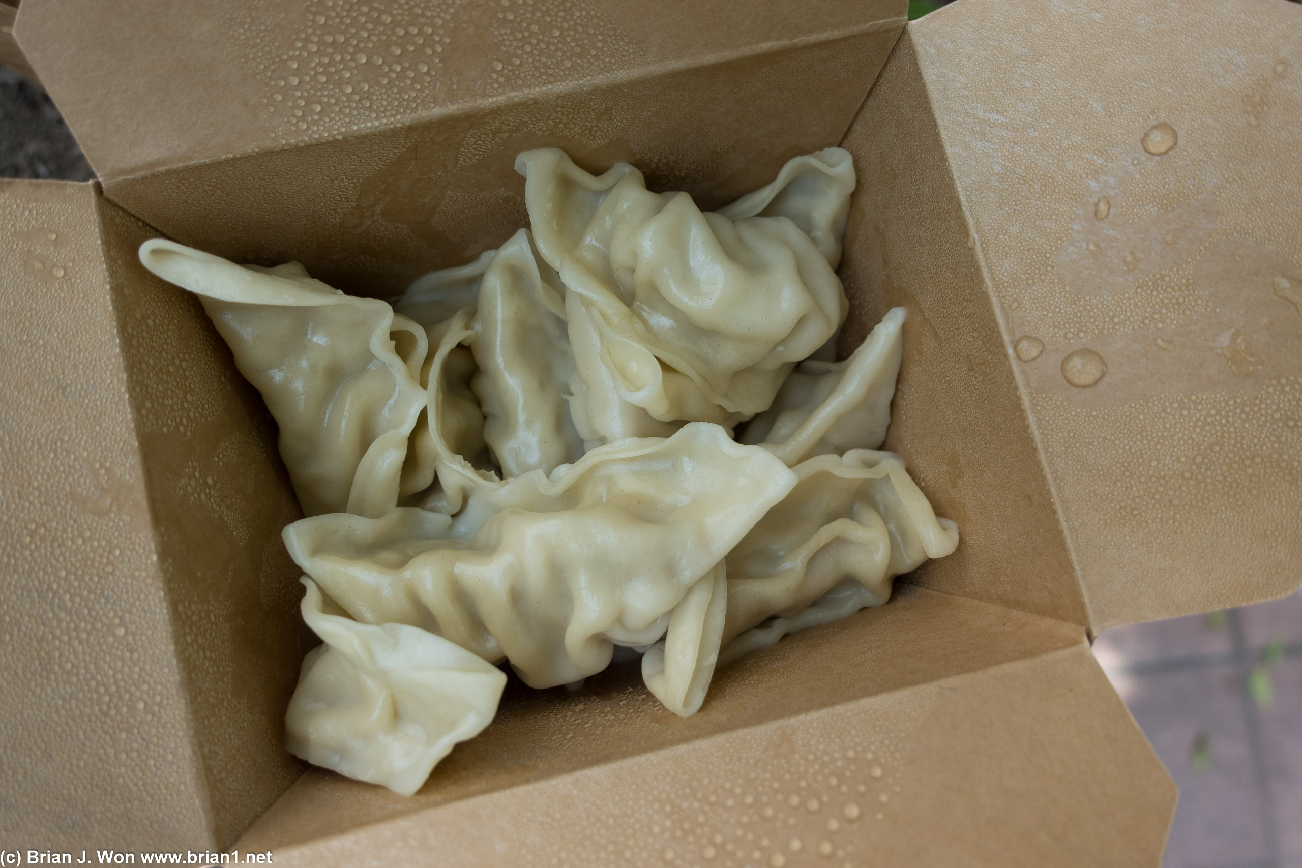 Chicken dumplings kind of meh.
