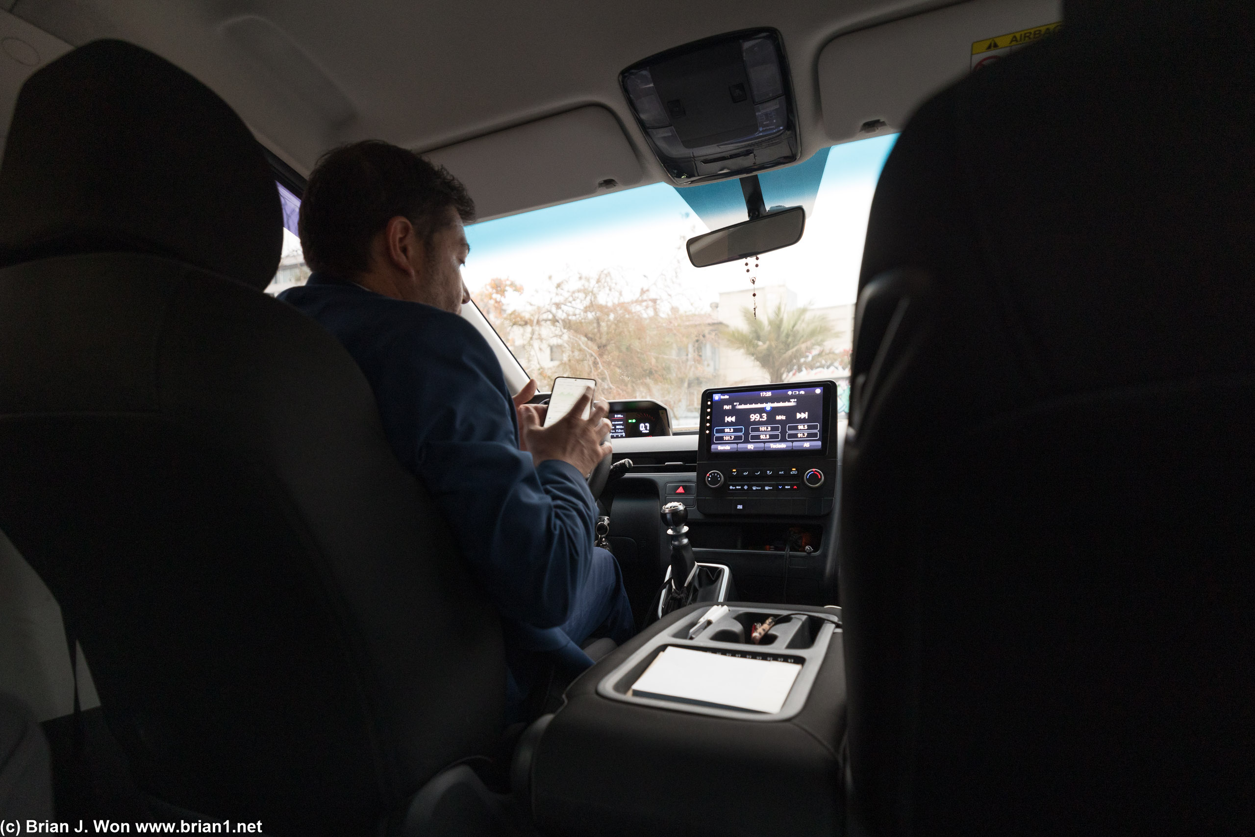 Hyundai Staria minivans come with a 6-speed manual (!).