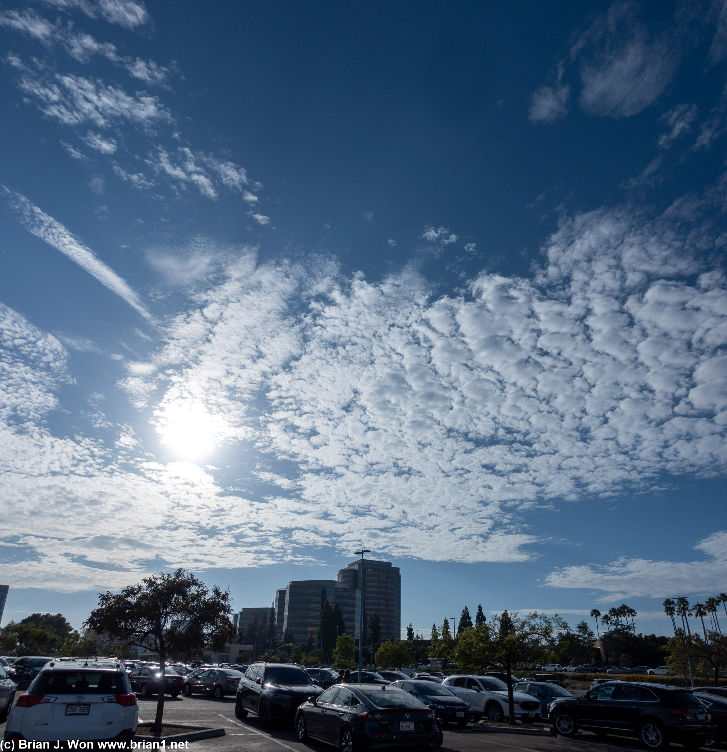 Clouds over University Town Center Mall.
