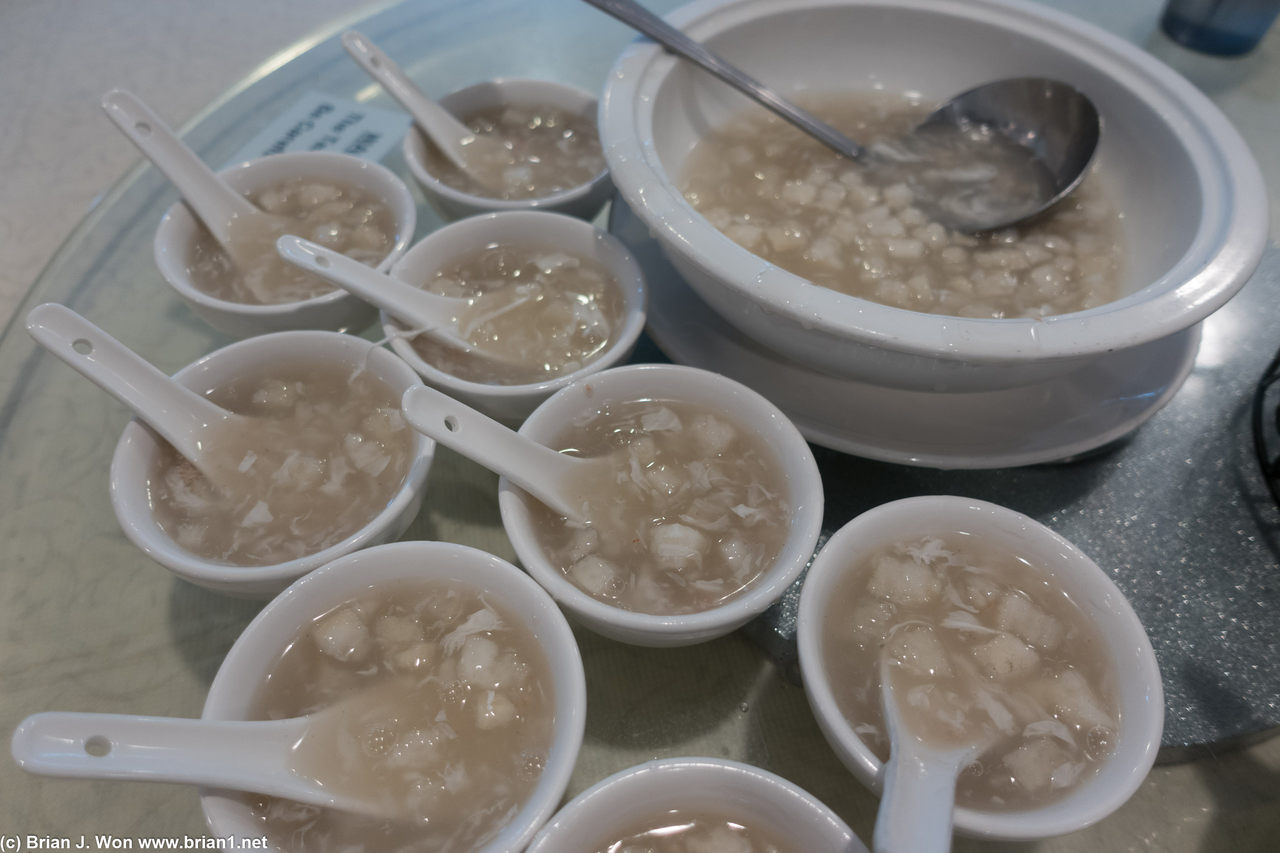 Seafood soup.