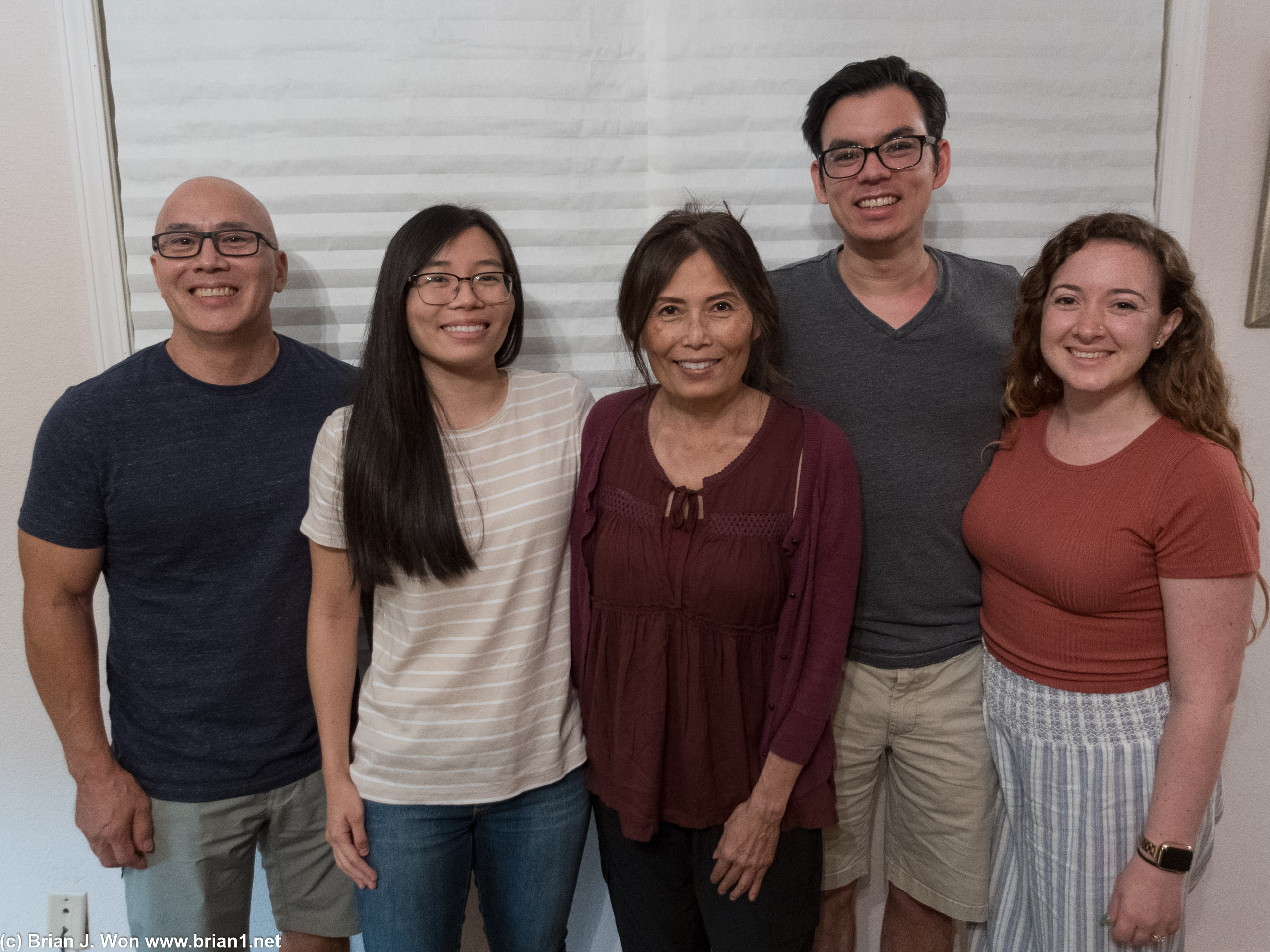 Cousin Matt and Bekah with the Shimizu's.