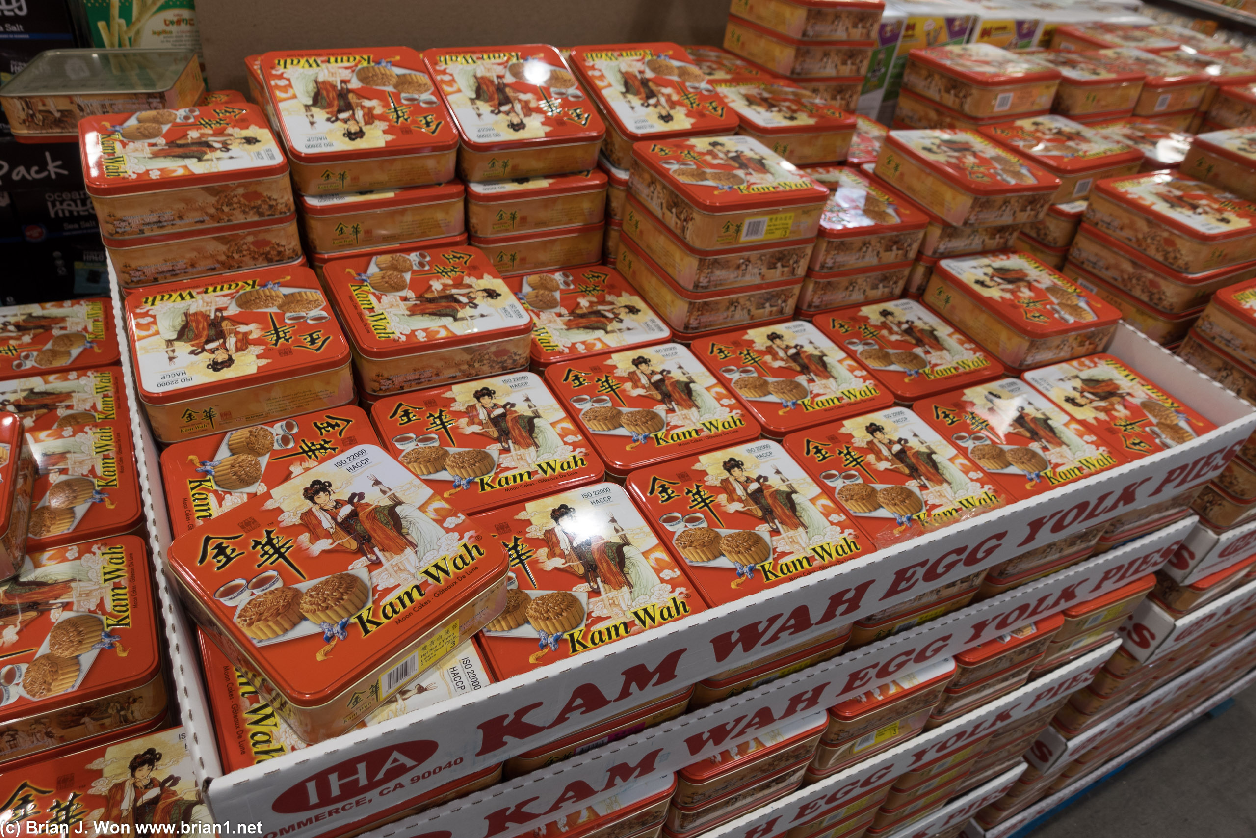 So much mooncake.