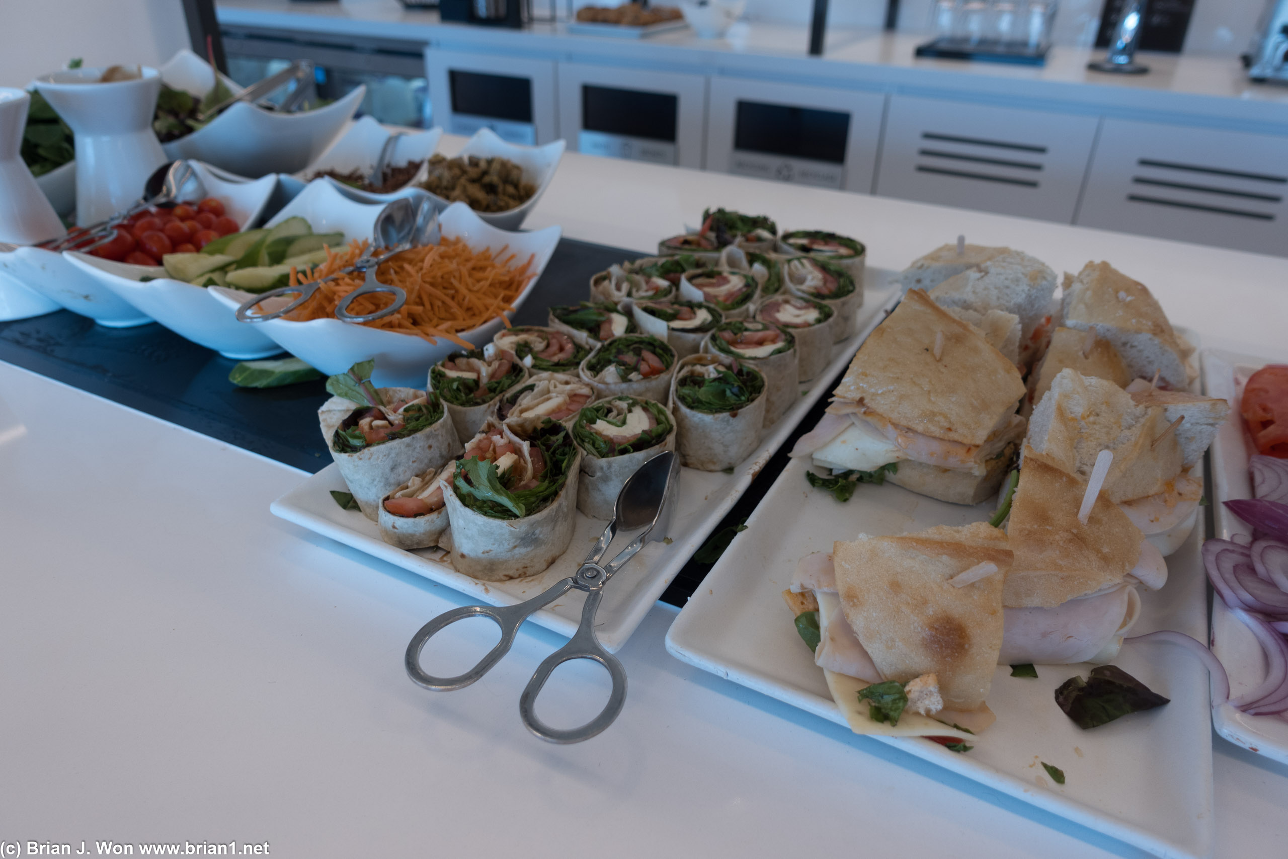 The spread.