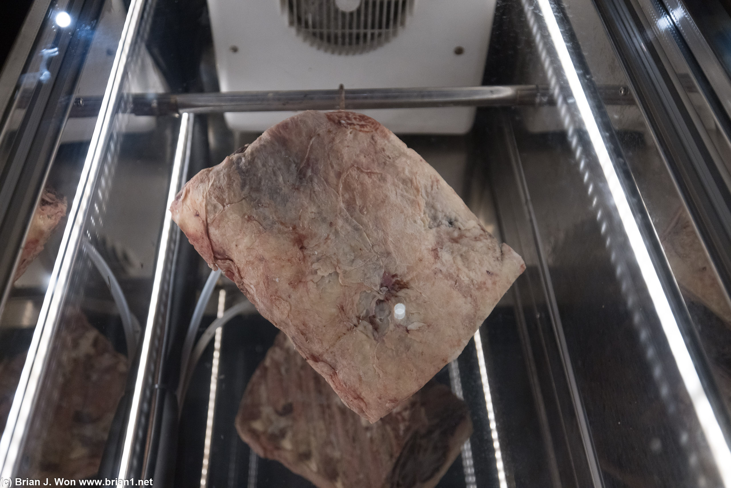 So much dry aged beef.