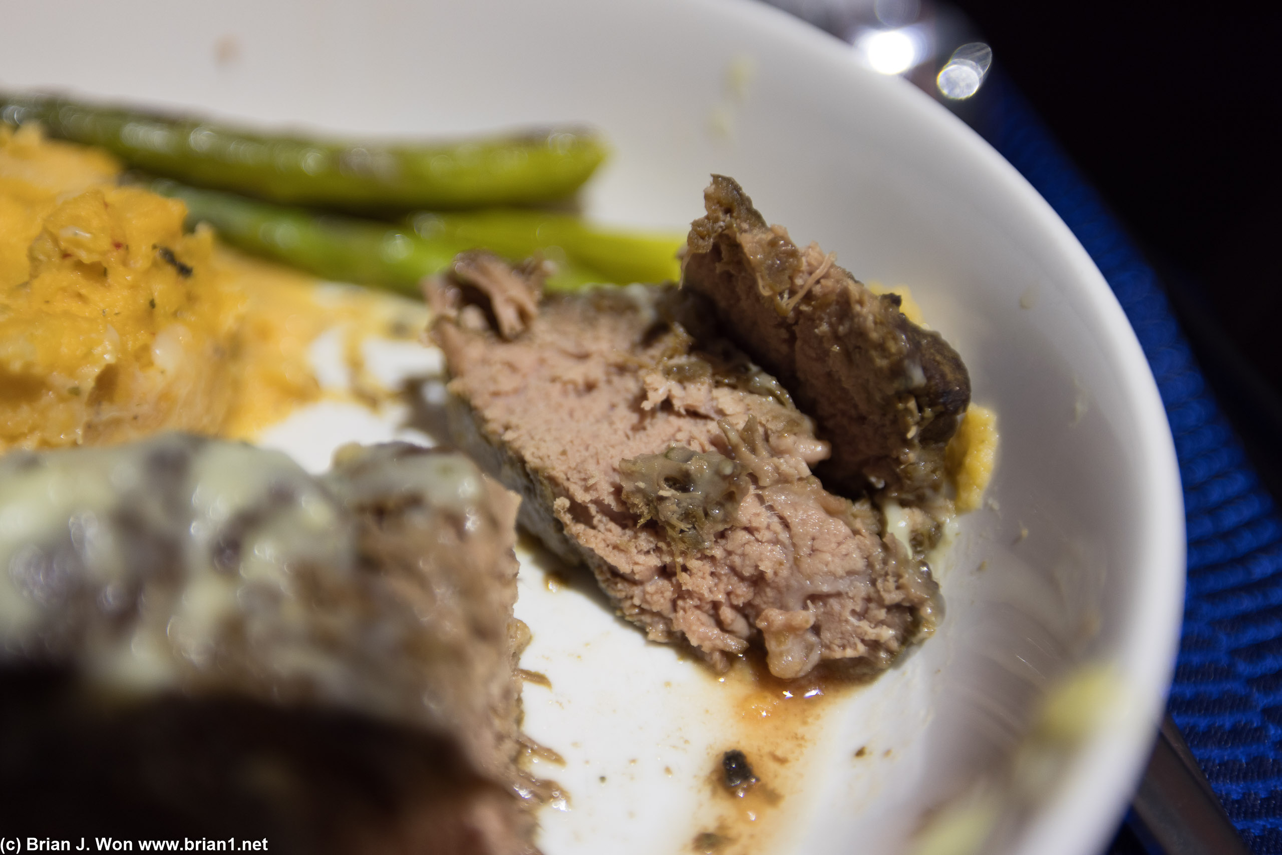 Overcooked but still surprisingly edible.