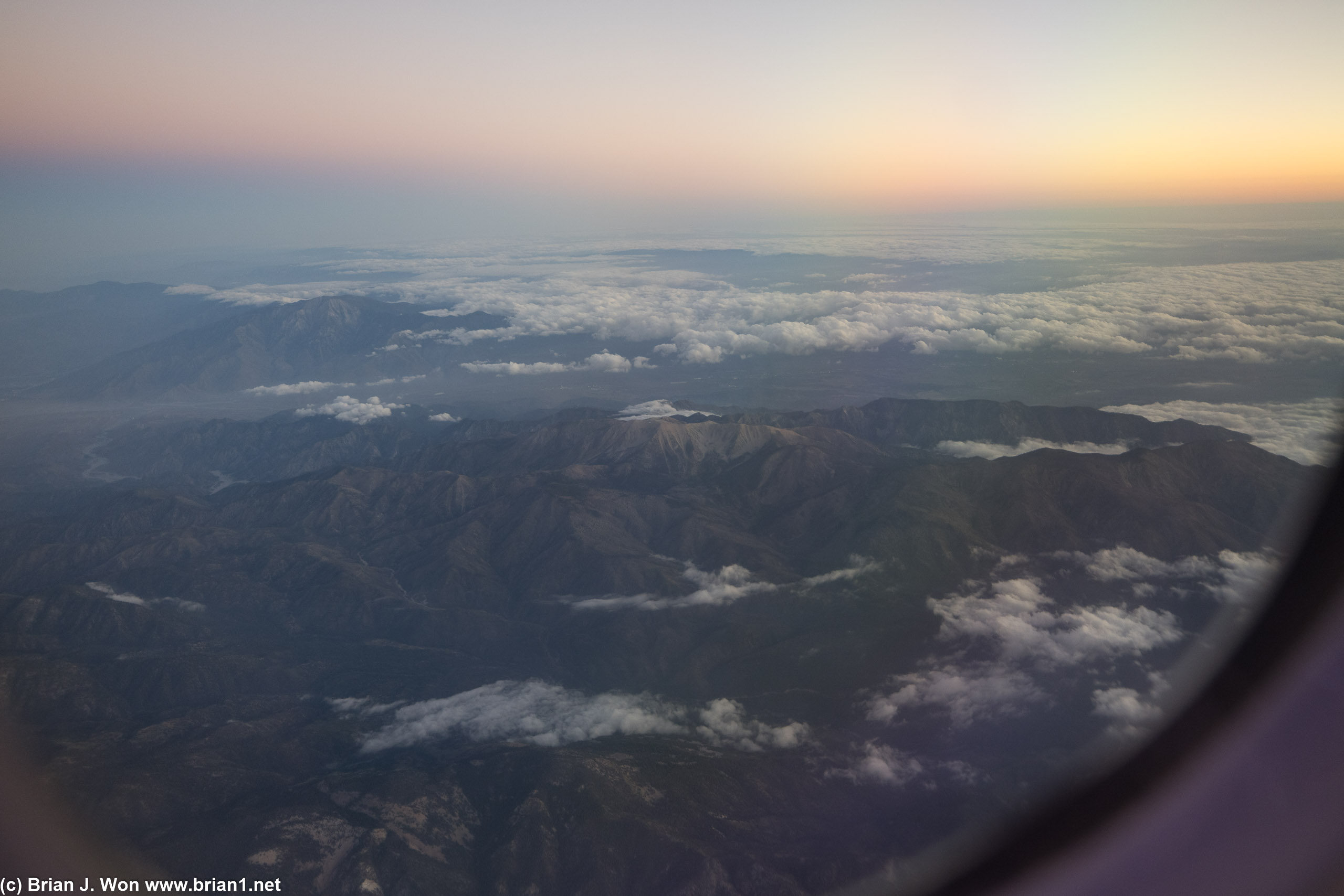 Somewhere east of Los Angeles.