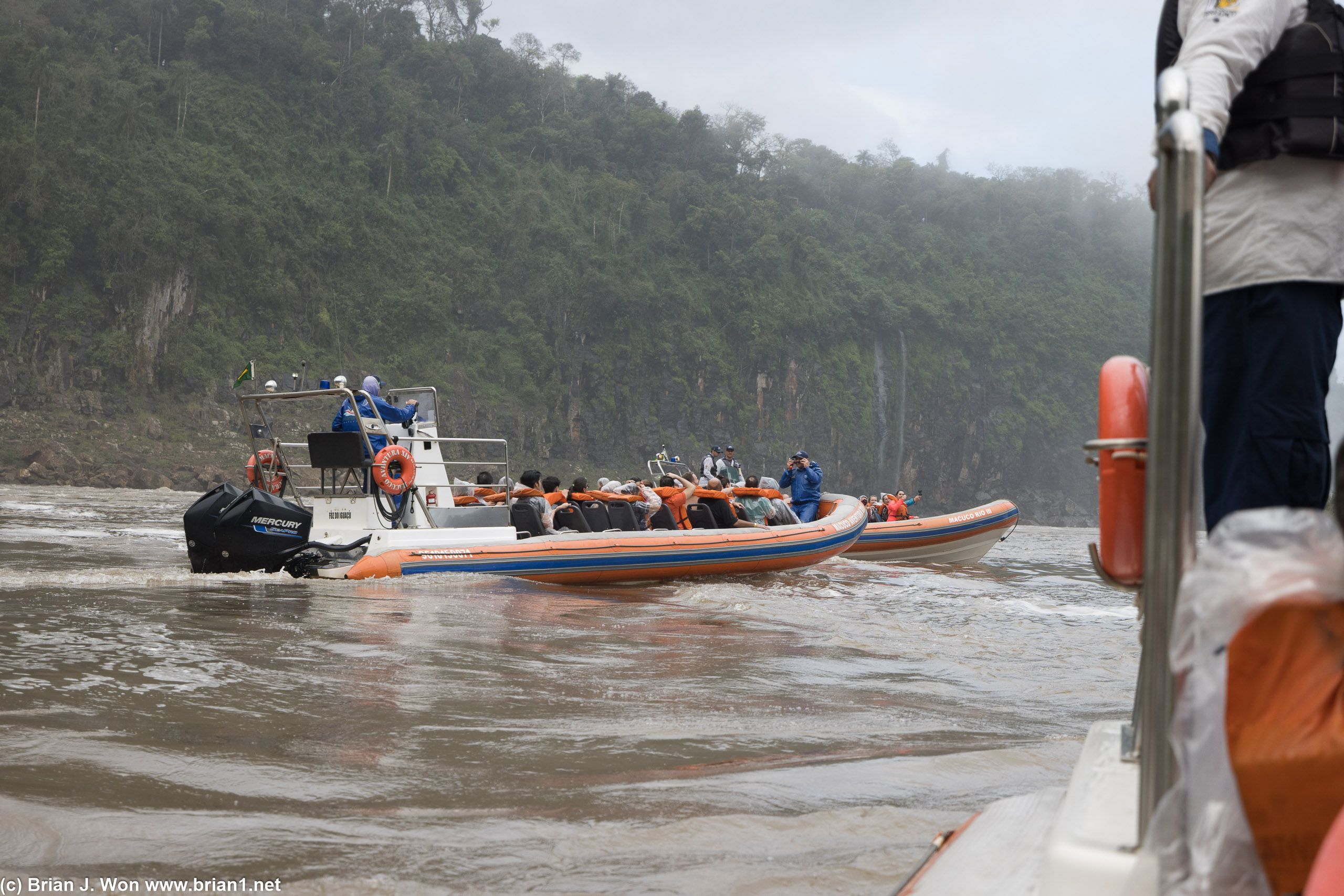Two more Macuco Safari boats.