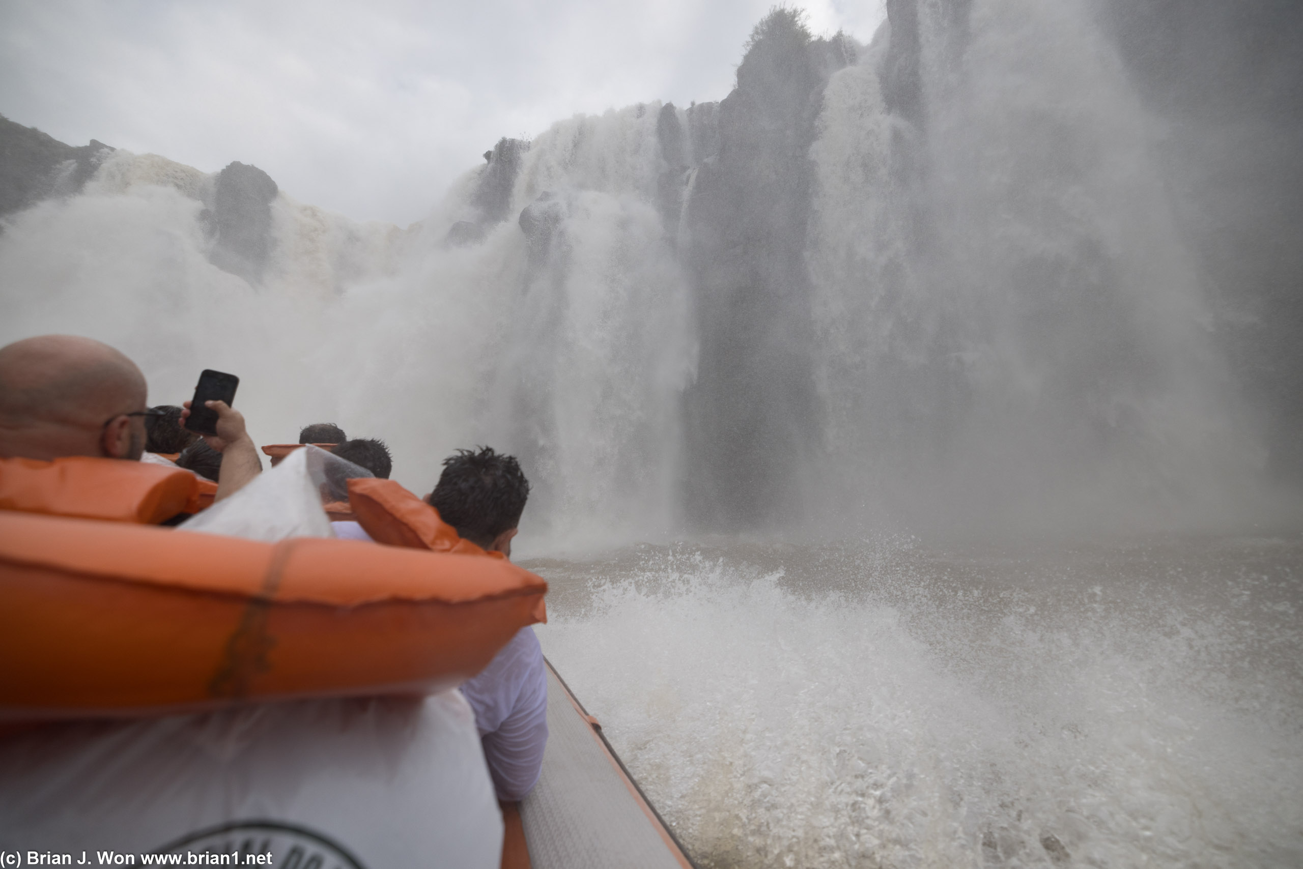 Everyone is getting soaked.