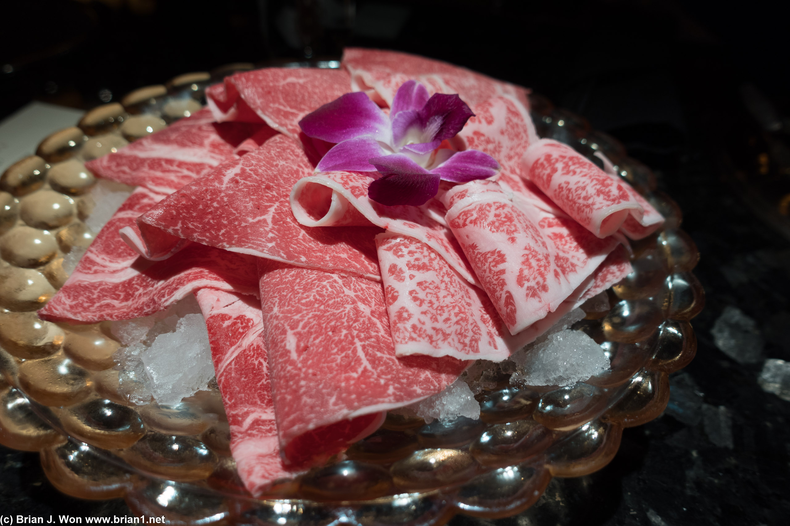 Waygu selection. Nom.
