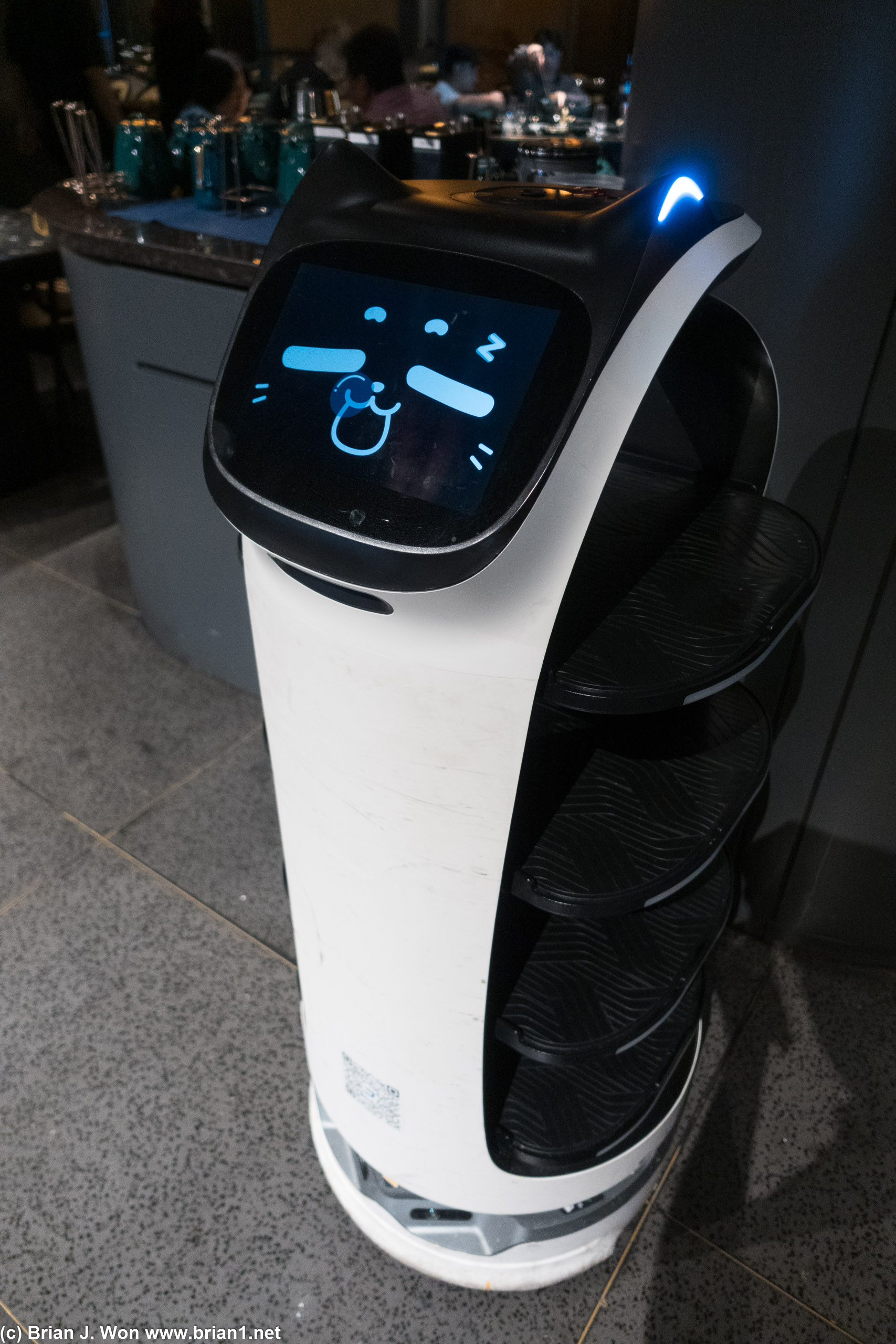 Delivery robots to help out the servers.