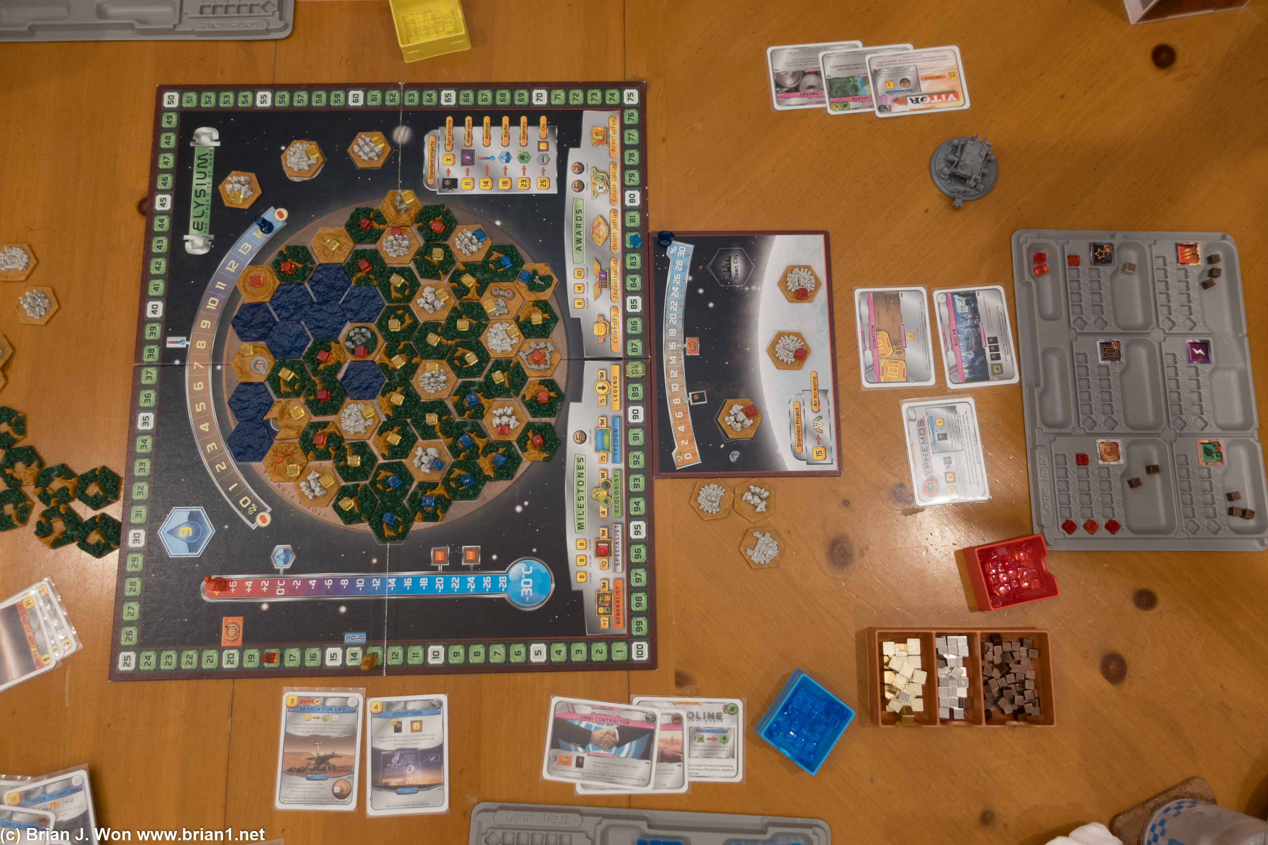 Terraforming Mars. Sue destroyed everyone as usual.