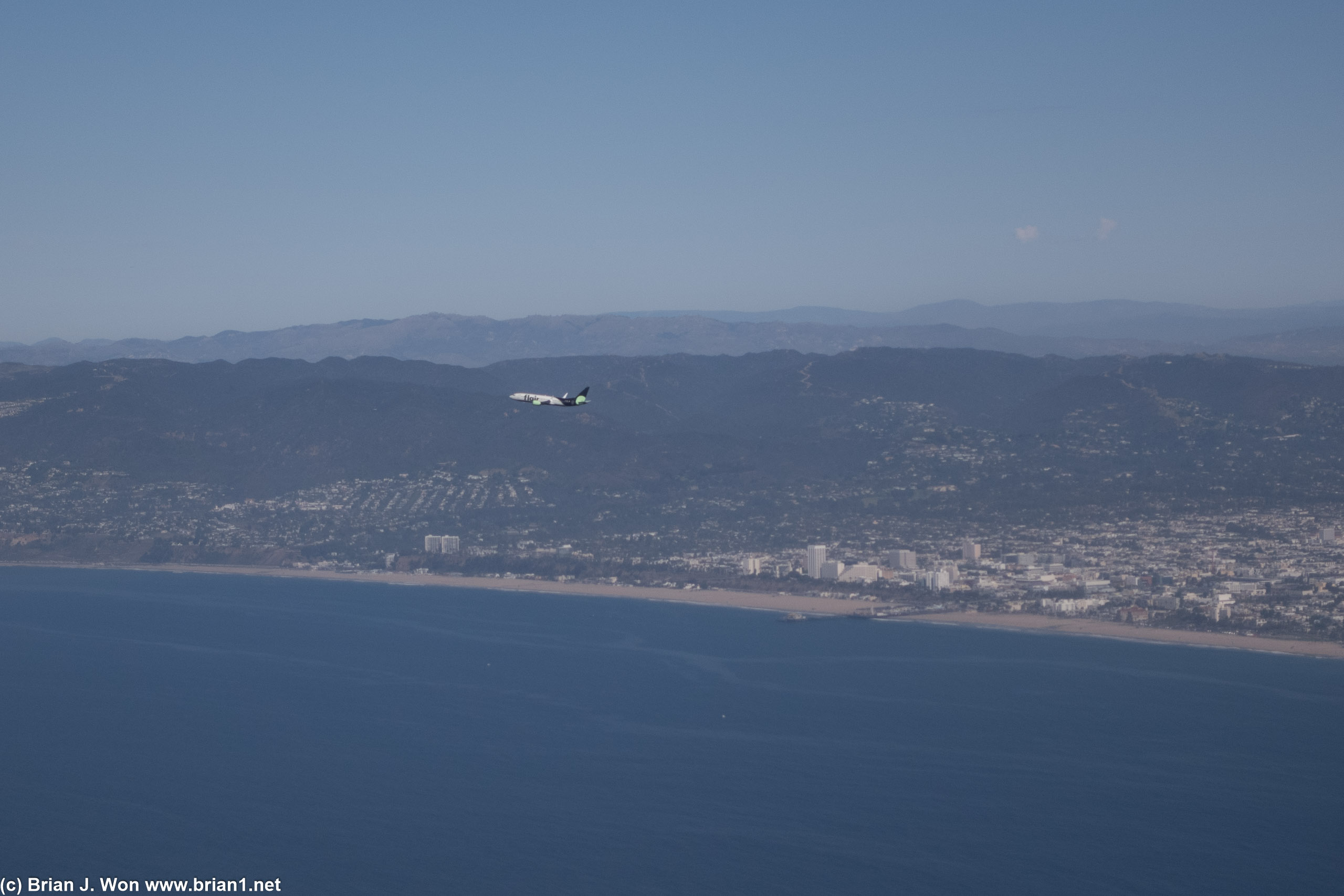Racing a fellow 737 MAX 9 from Flair Airlines.