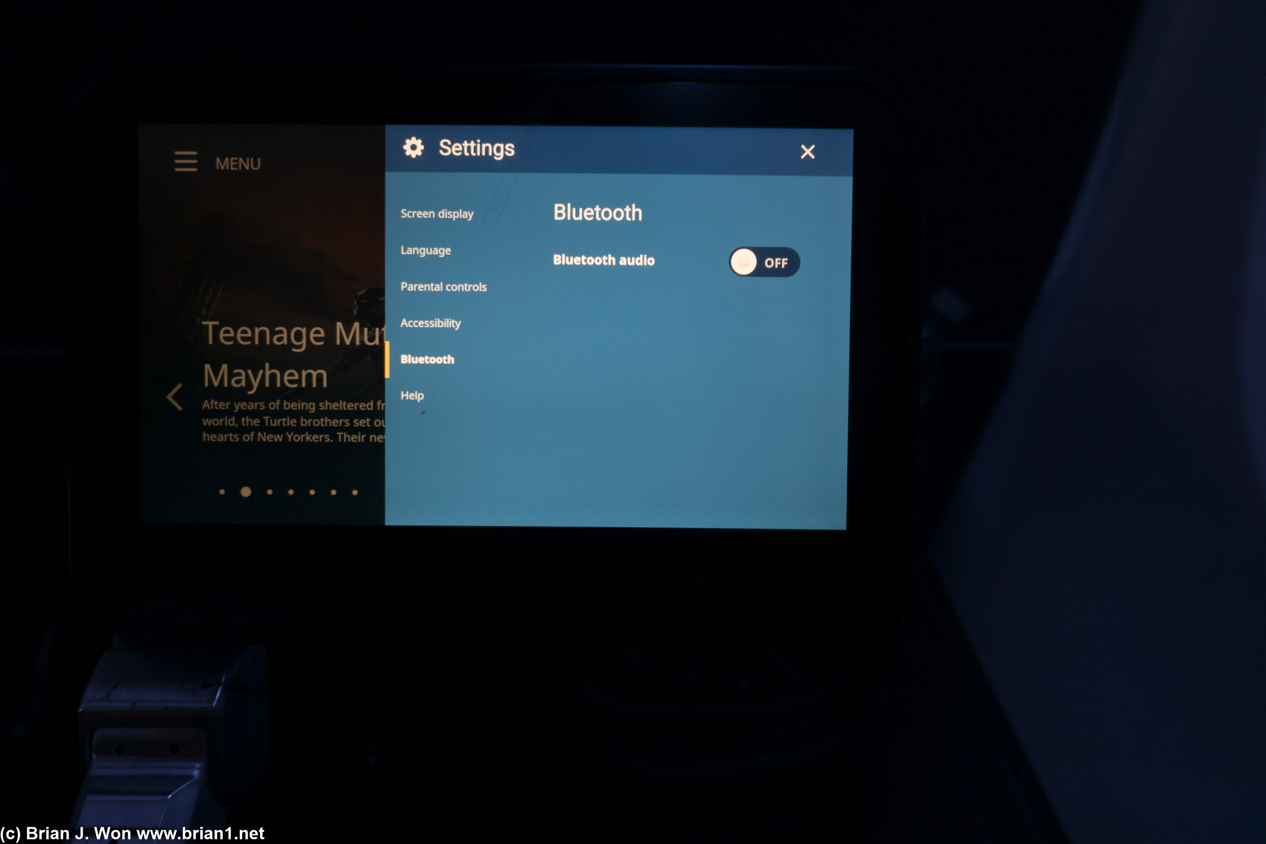 Updated interior with Bluetooth.