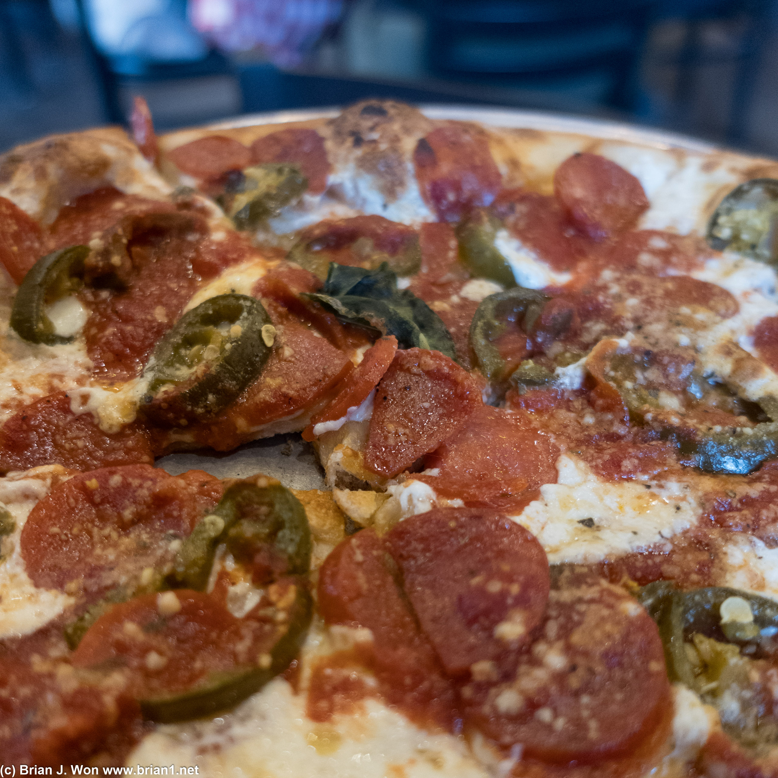 The pepperoni was excellent.