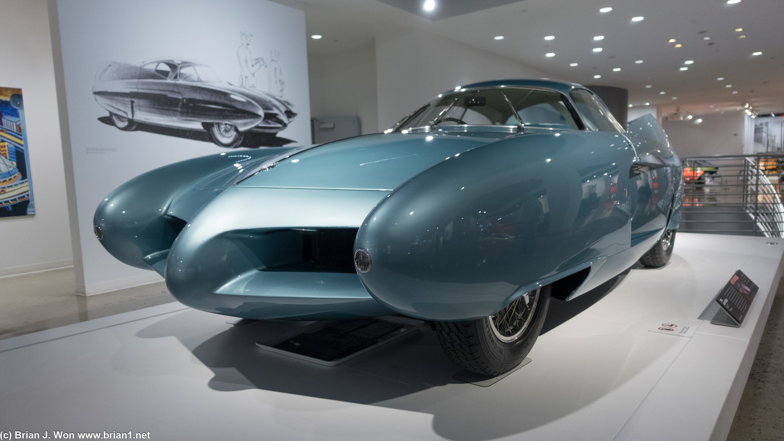 1954 Alfa Rome B.A.T. 7 by Bertone.