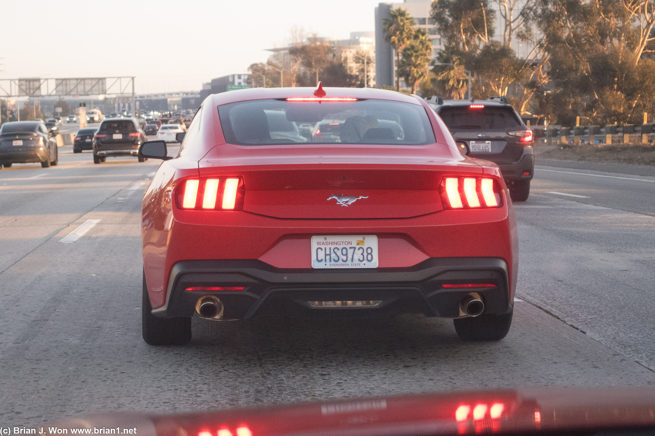 New Ford Mustang (S650). Base model is kinda dorky.