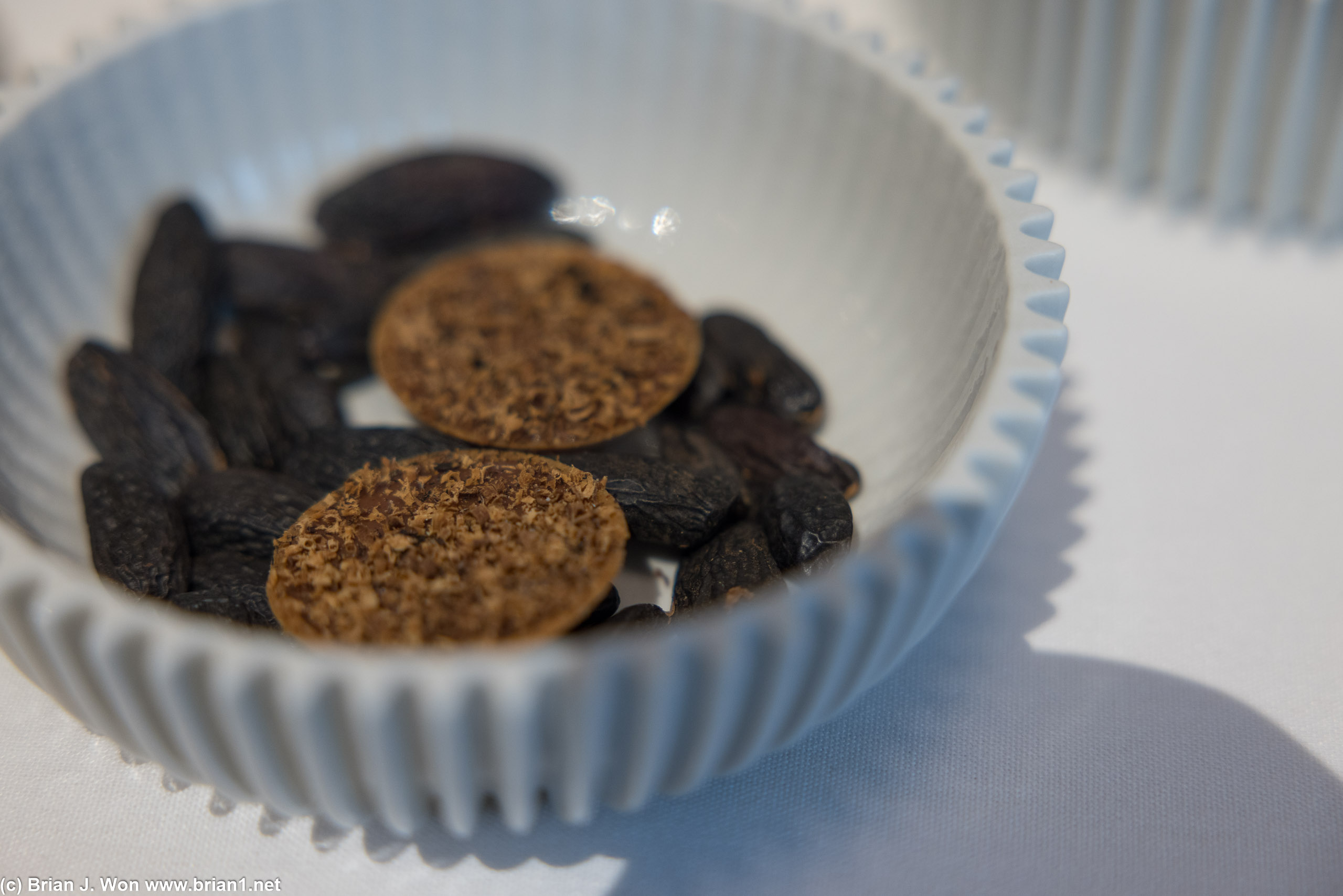 Little tiny cocoa wafers?