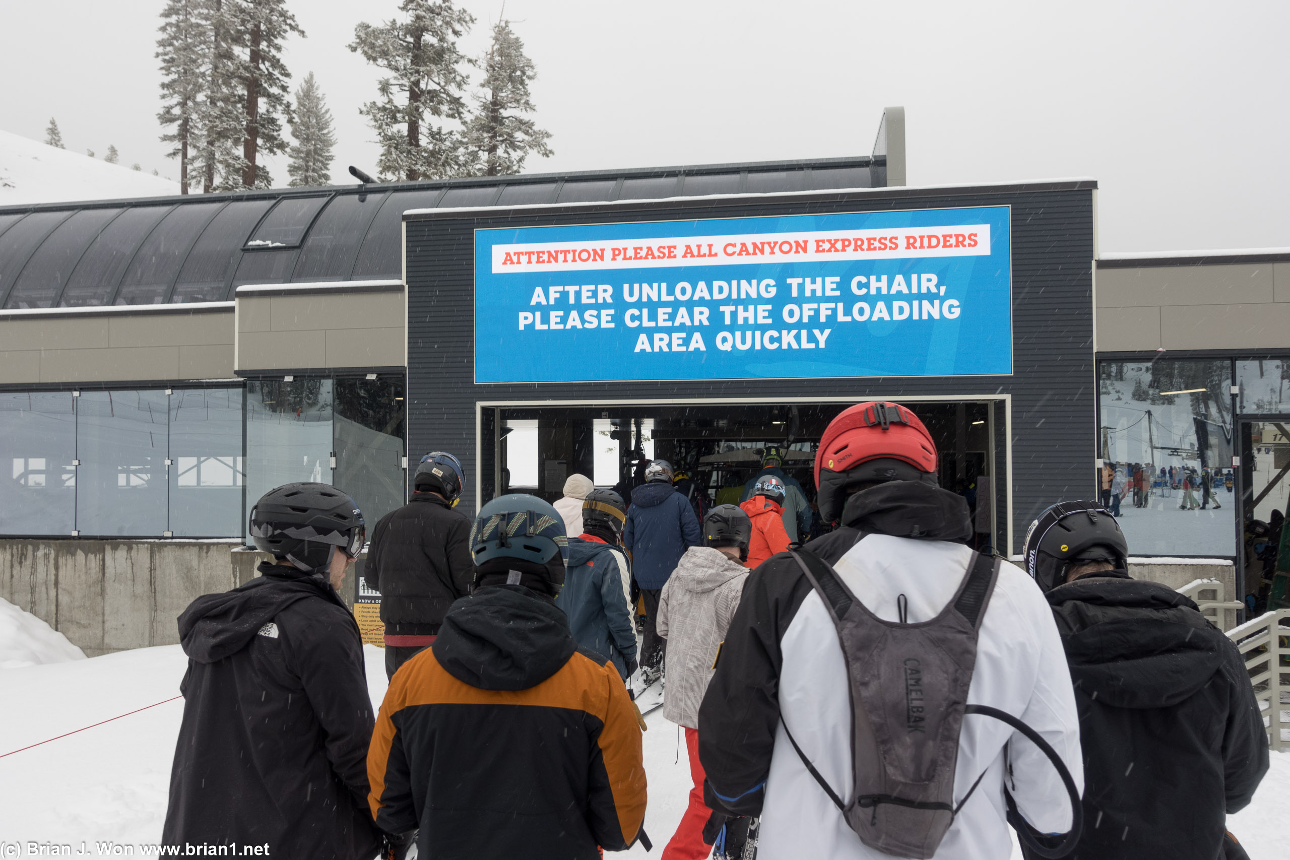 Canyon Express (Chair 16) is brand new.
