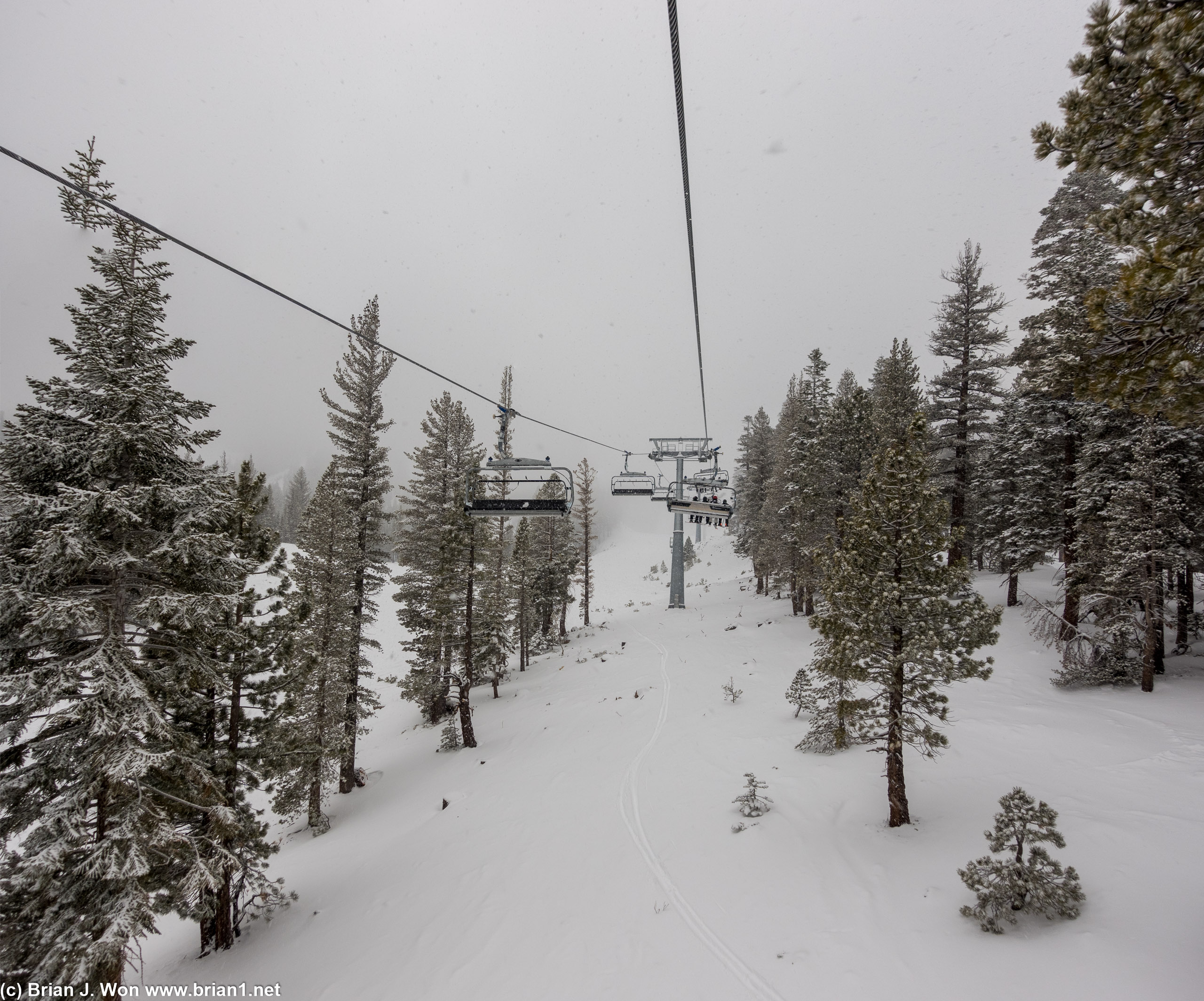 Going up Canyon Express.