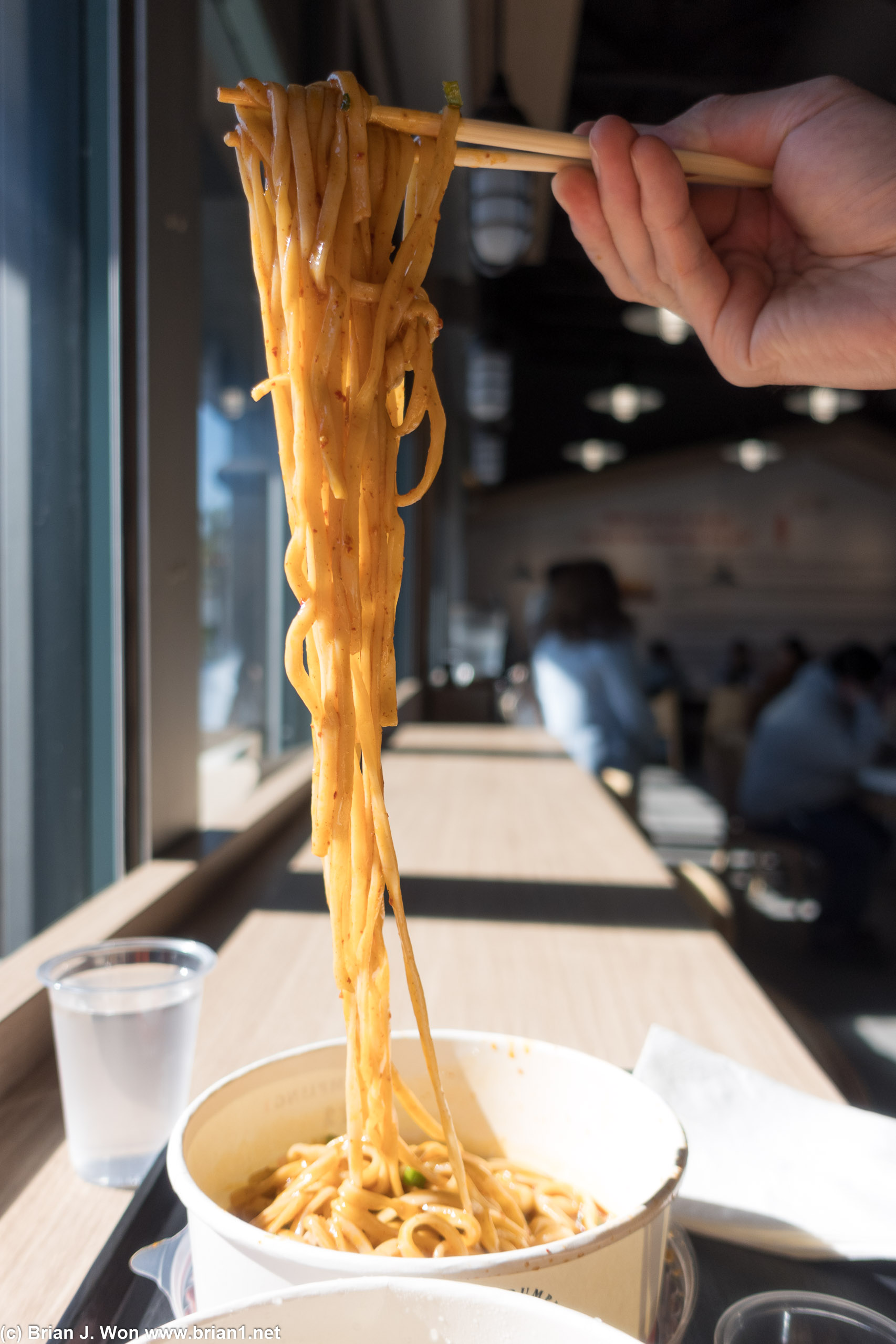 Not a bad noodle pull, tho.