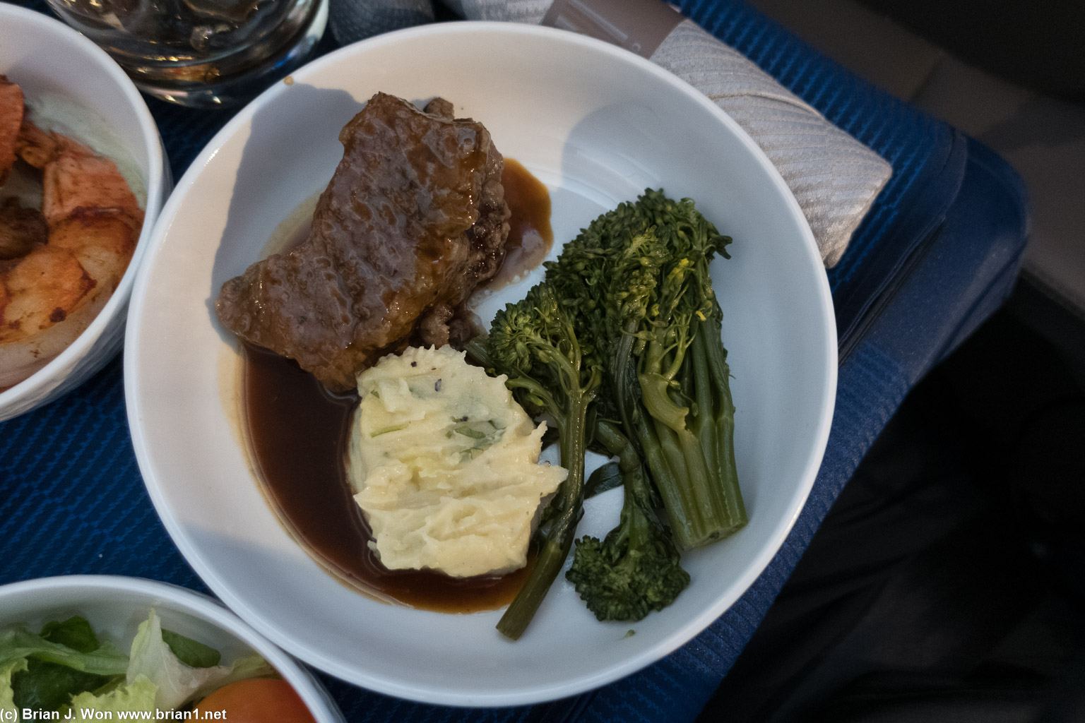 Shortrib was actually excellent, nicely marbled and tender. How can United be this good?
