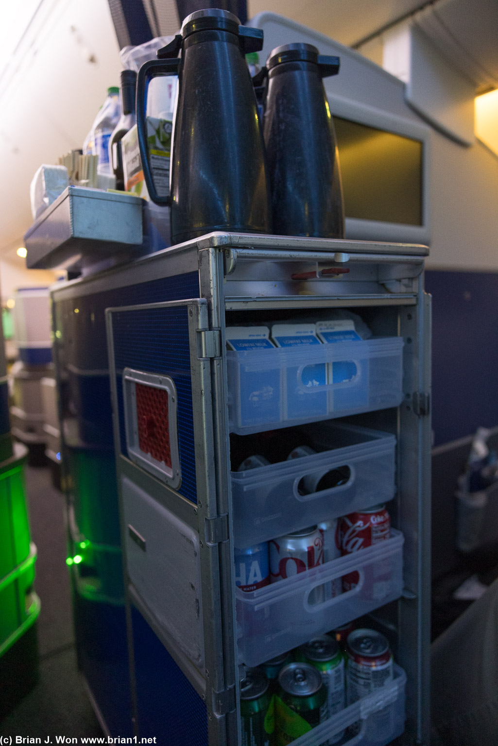 Drink cart.