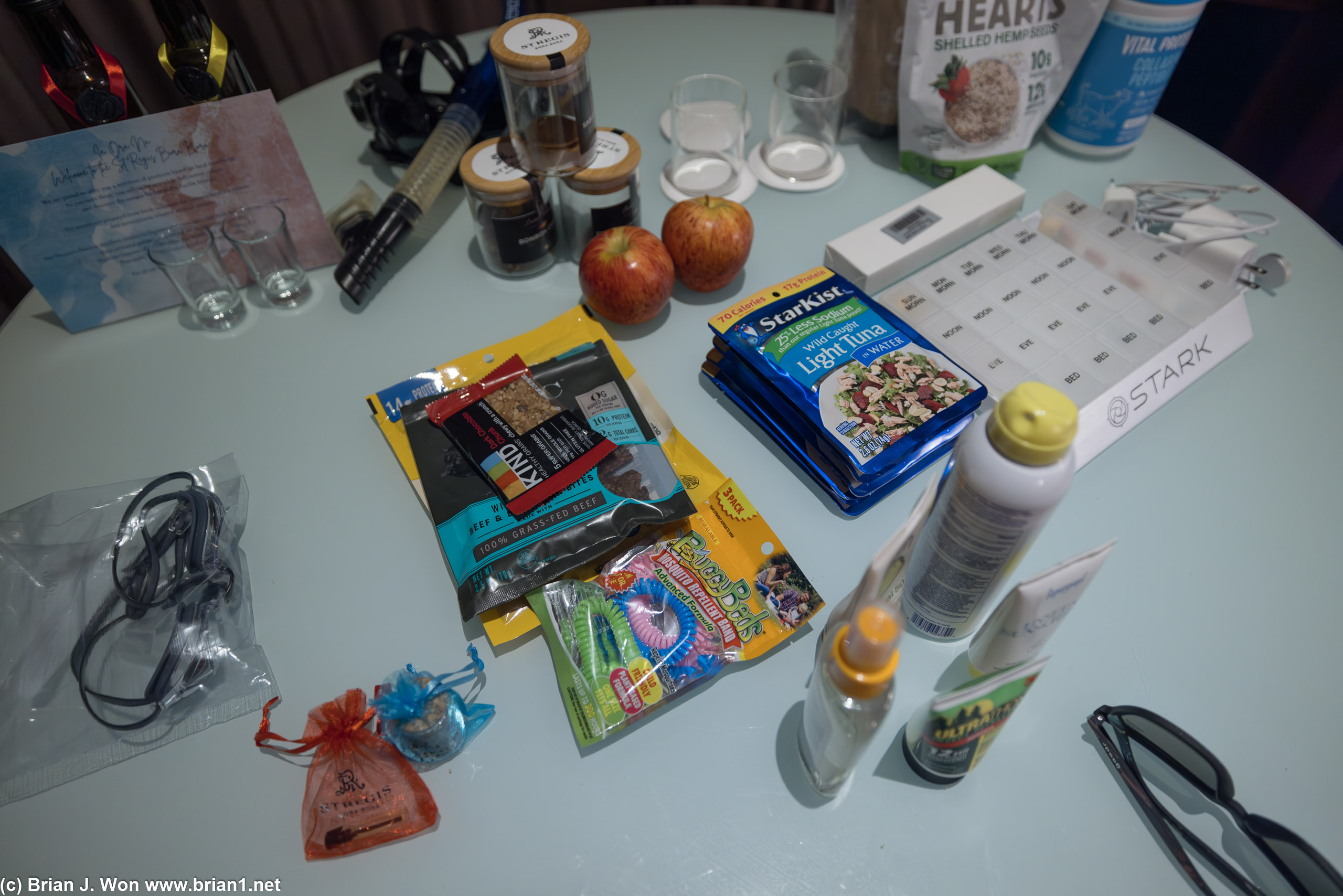Bora Bora necessities.