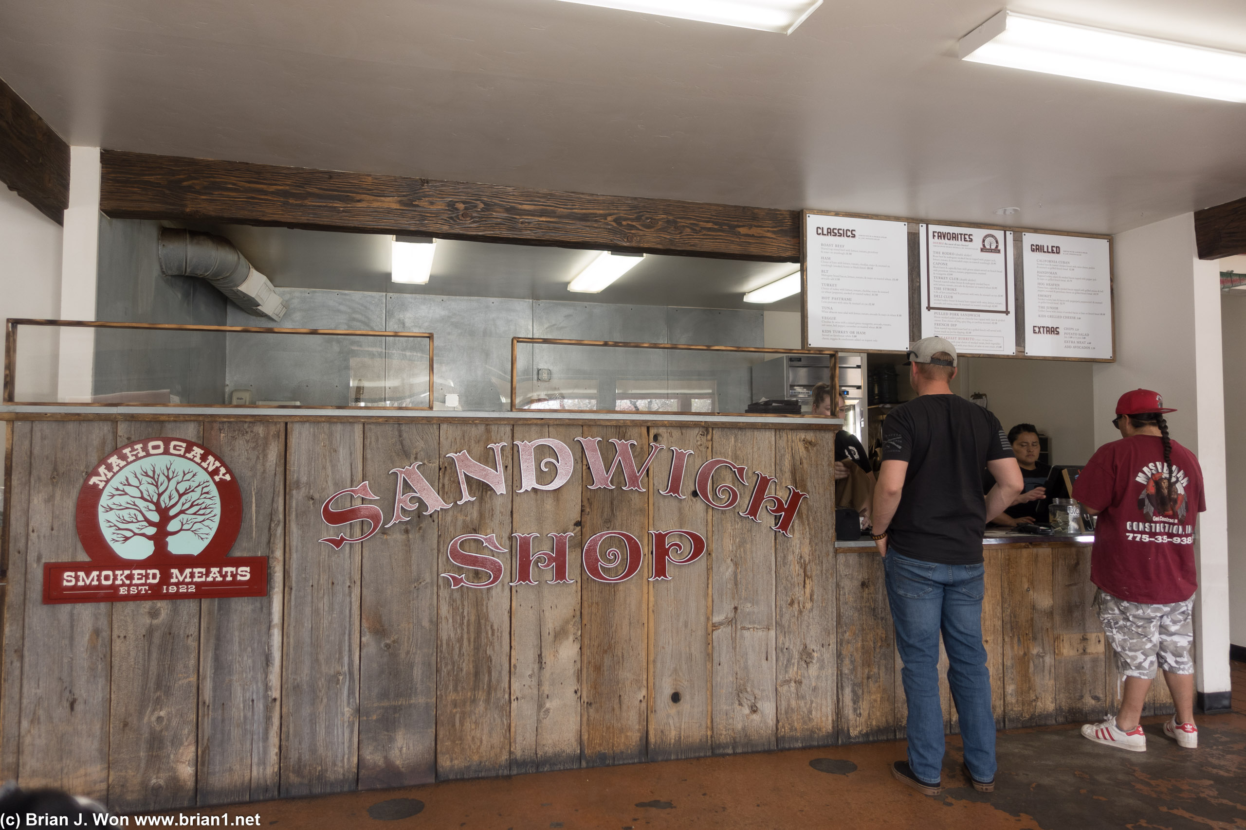 Mahogany Smoked Meats in Bishop.