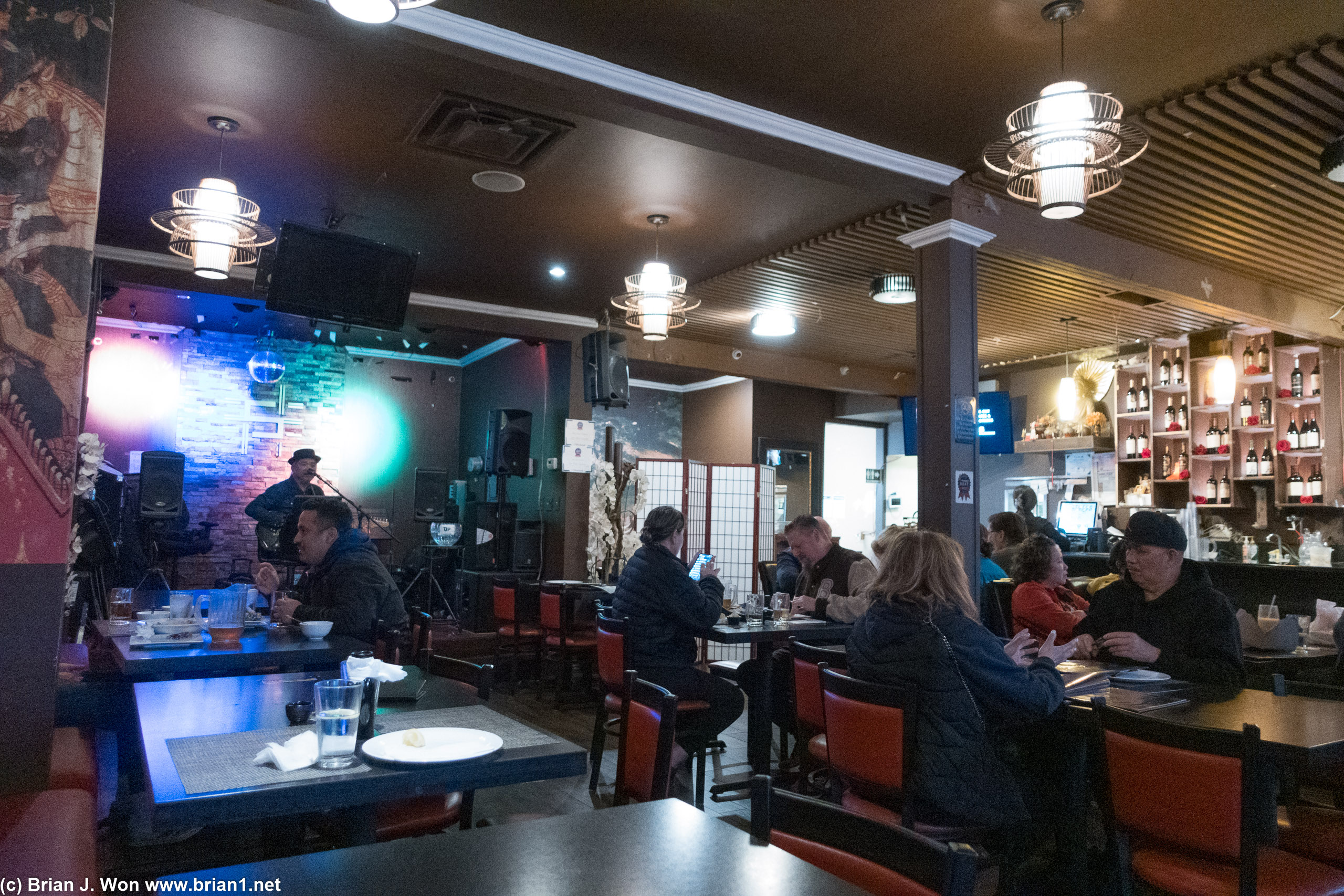 Inside Siri Thai Cuisine.