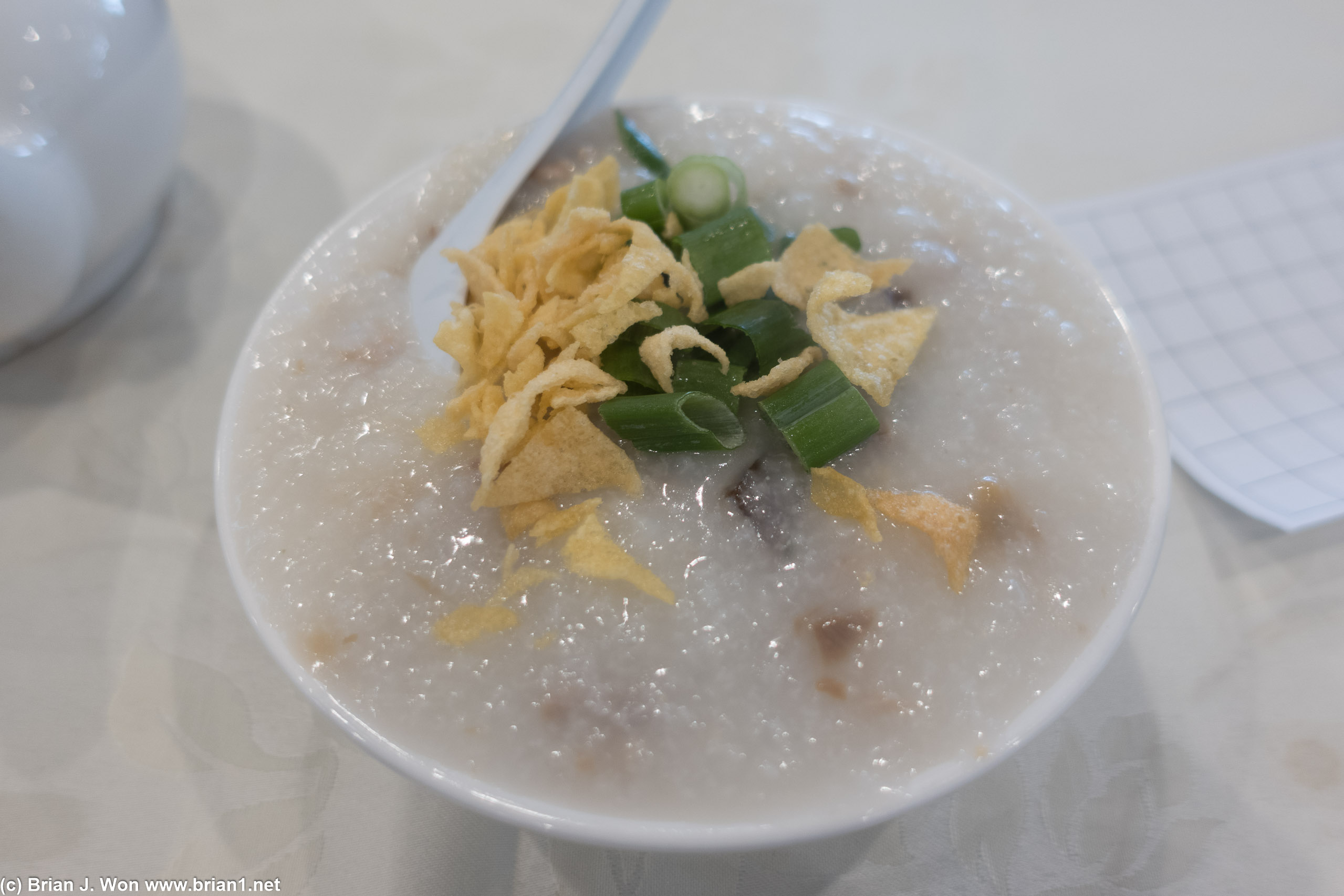 Jook. Comfort food.