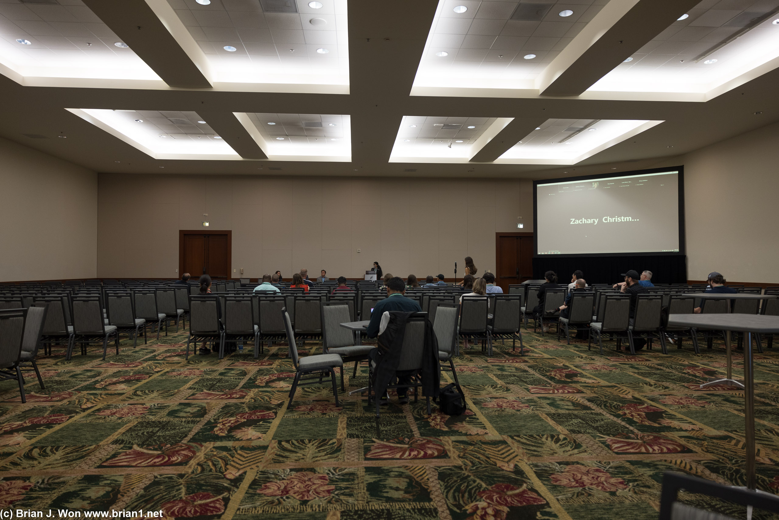 Different convention center room.