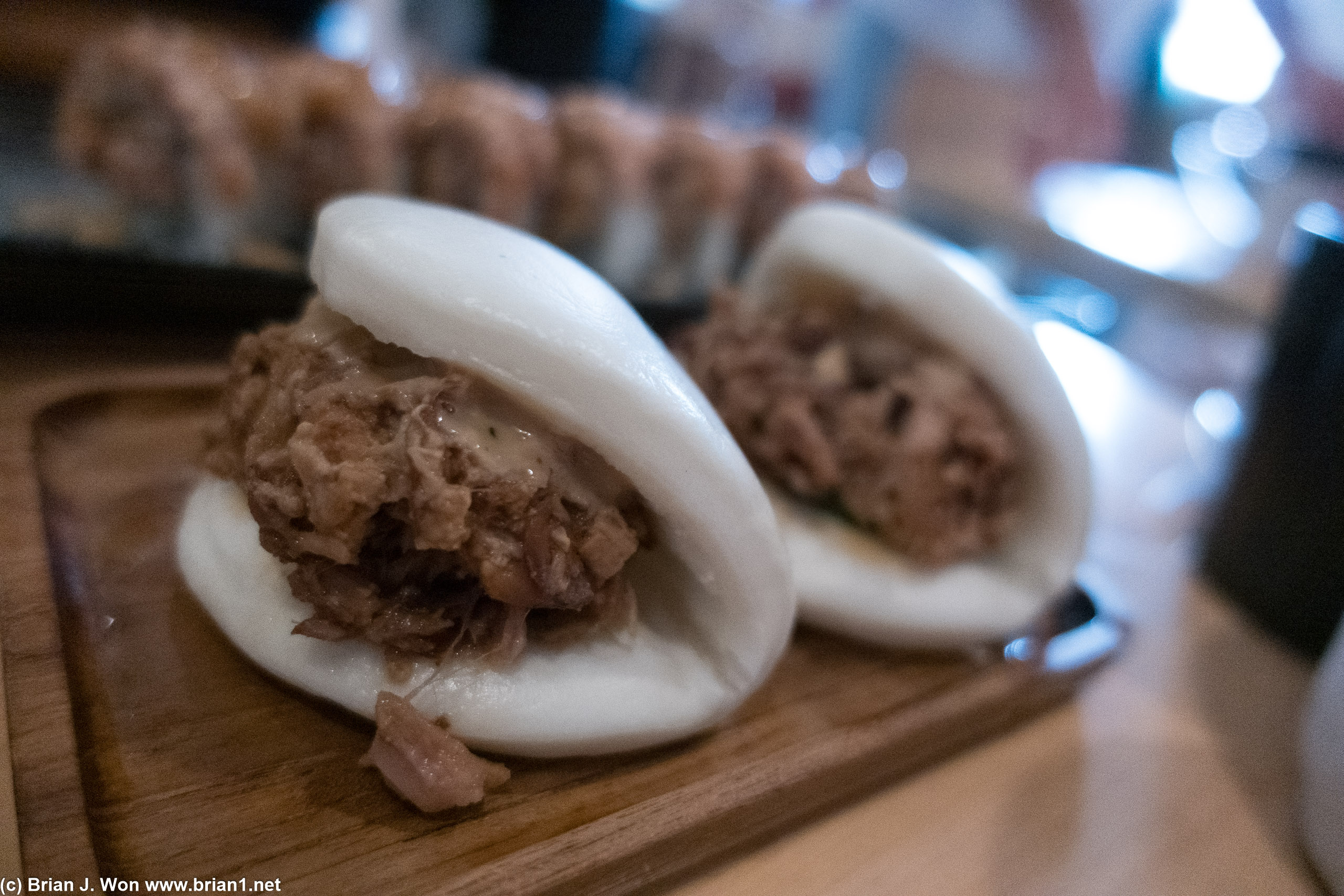 Pork buns were okay. Tasty enough but not memorable.