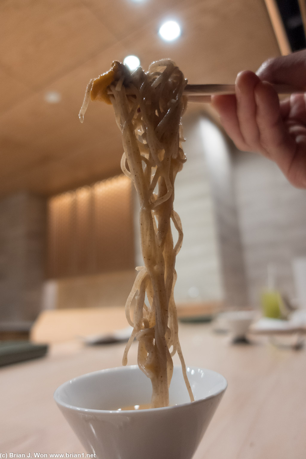 Noodle pull.
