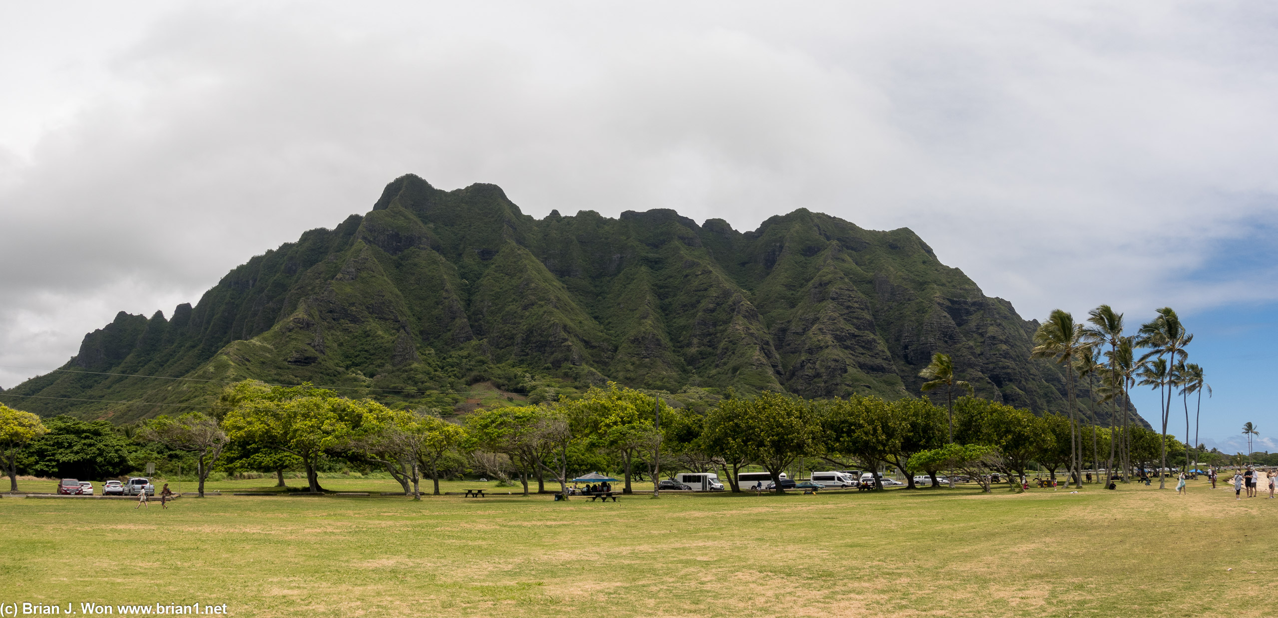 Lots of wind. off Kualoa Point.