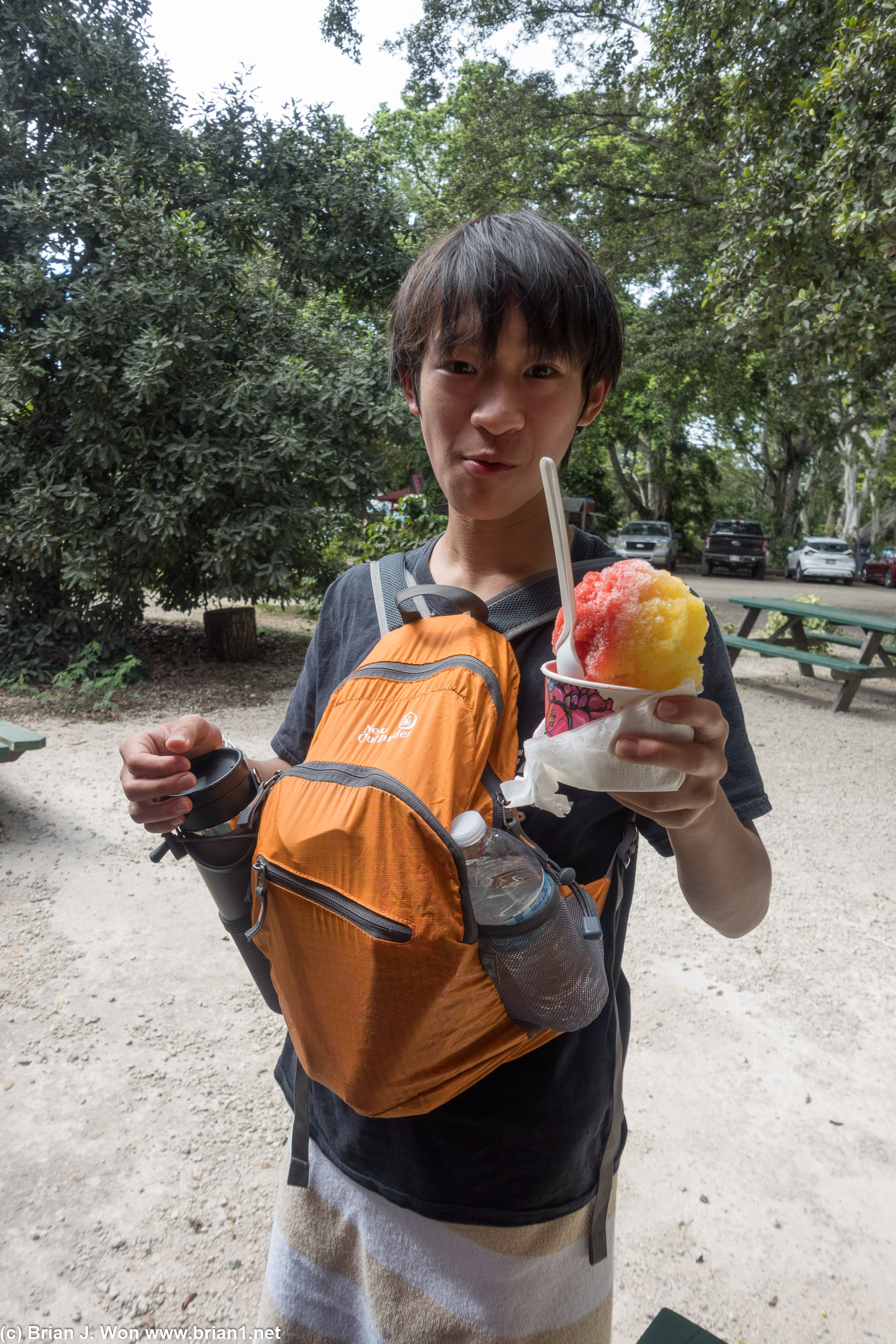 BK needed shaved ice.