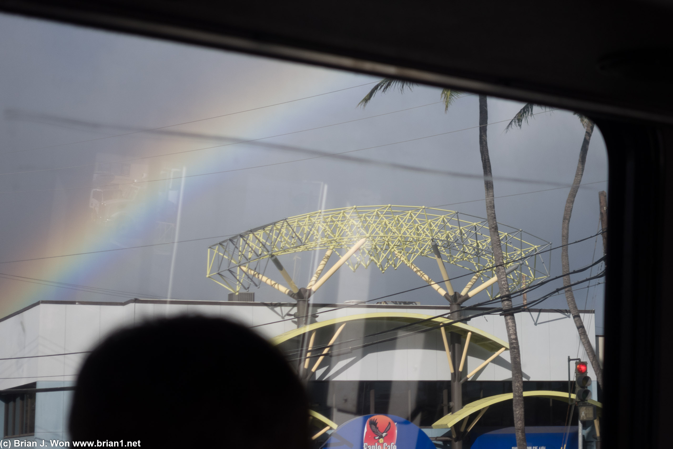 Plenty of rainbows this afternoon.