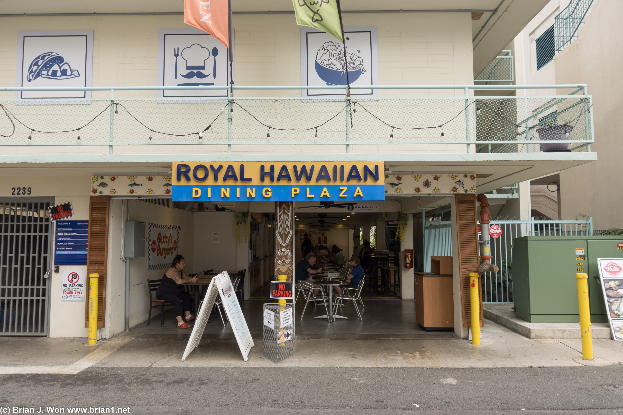 Little food court behind the Royal Hawaiian.