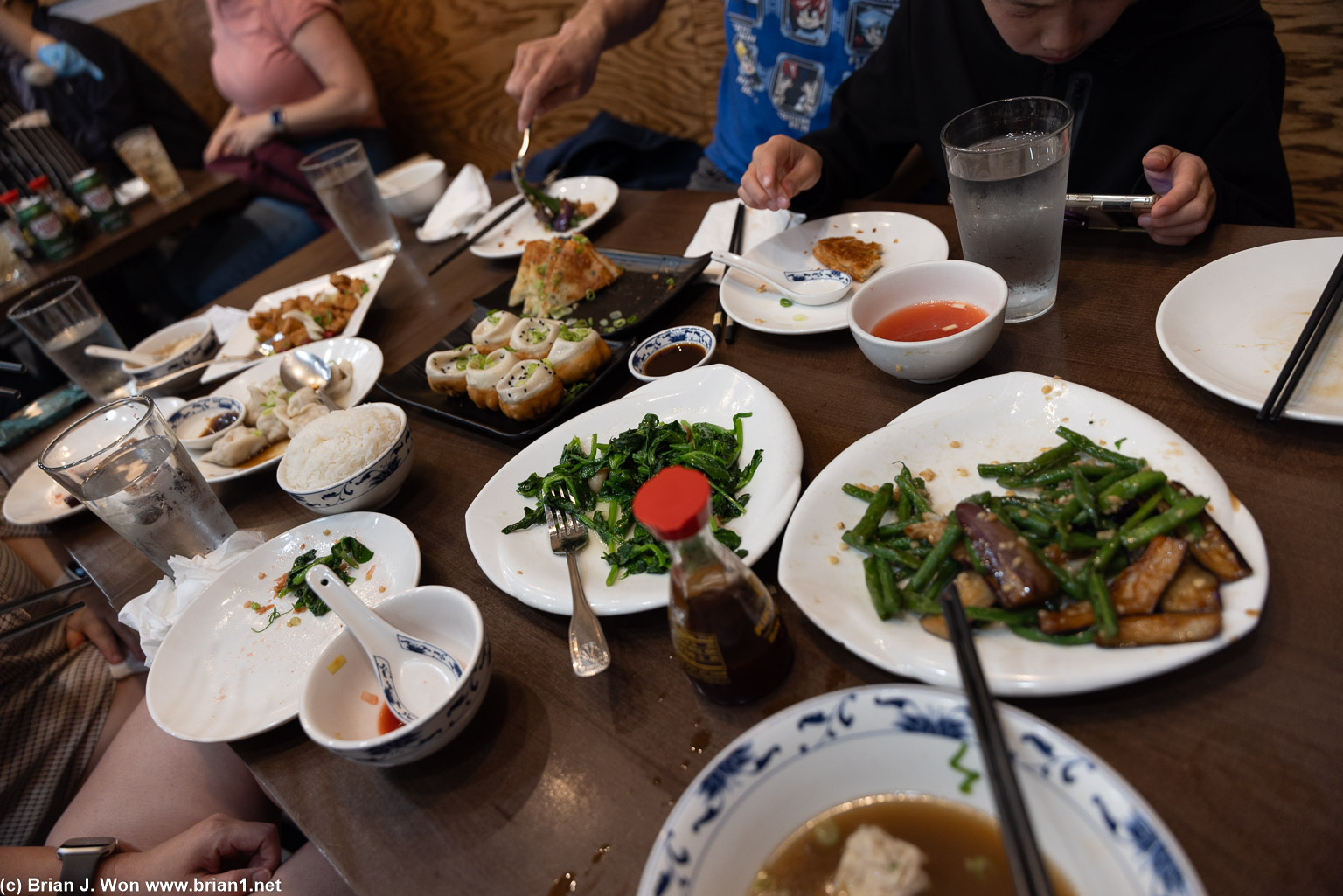 The spread.