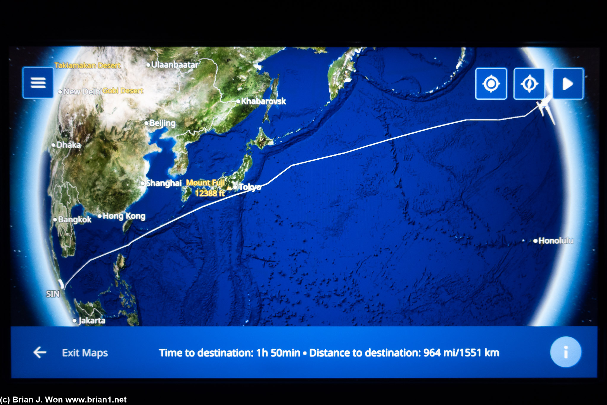 More normal routing east of Japan on this week's return.