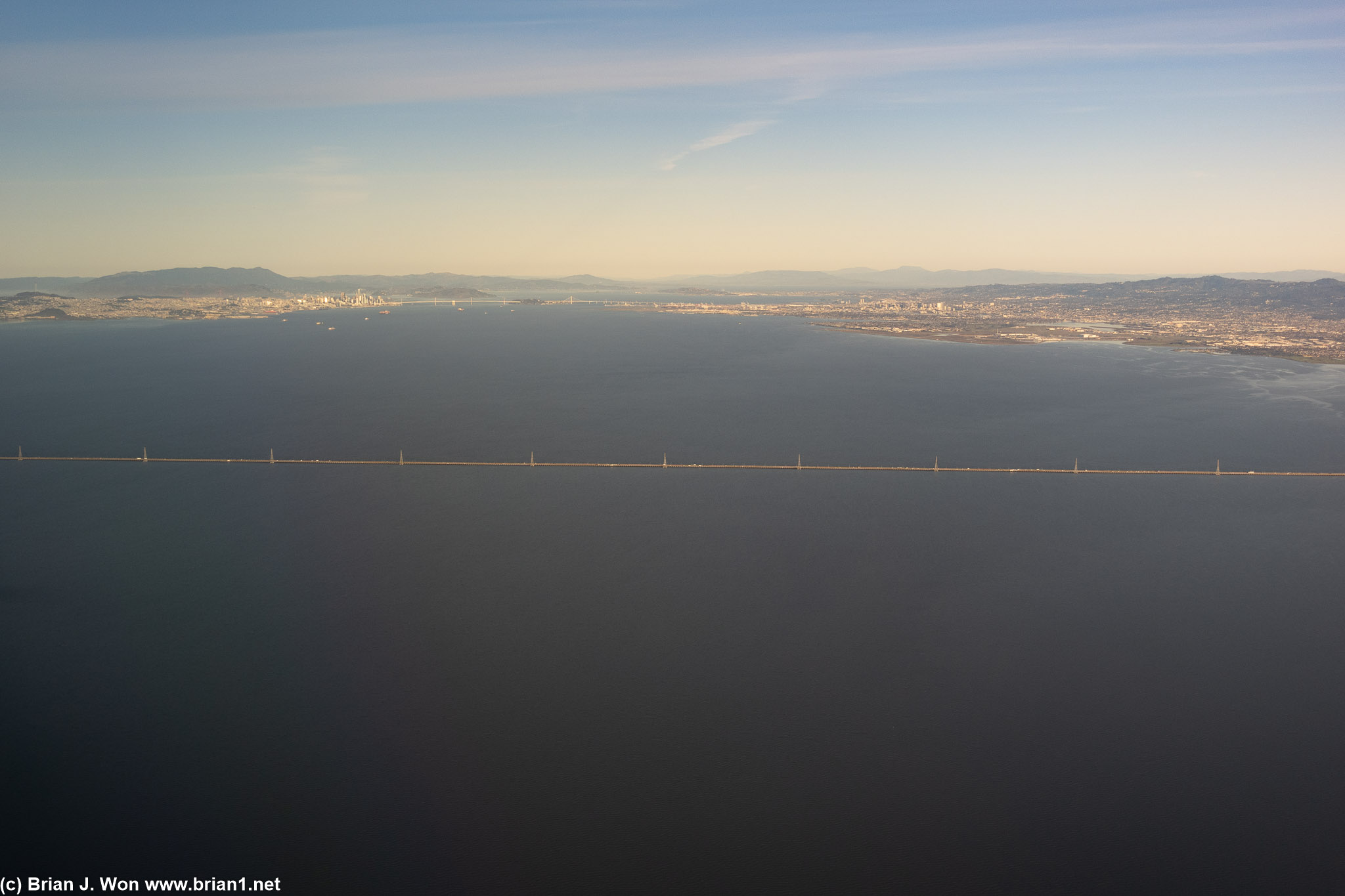 San Mateo-Hayward Bridge.