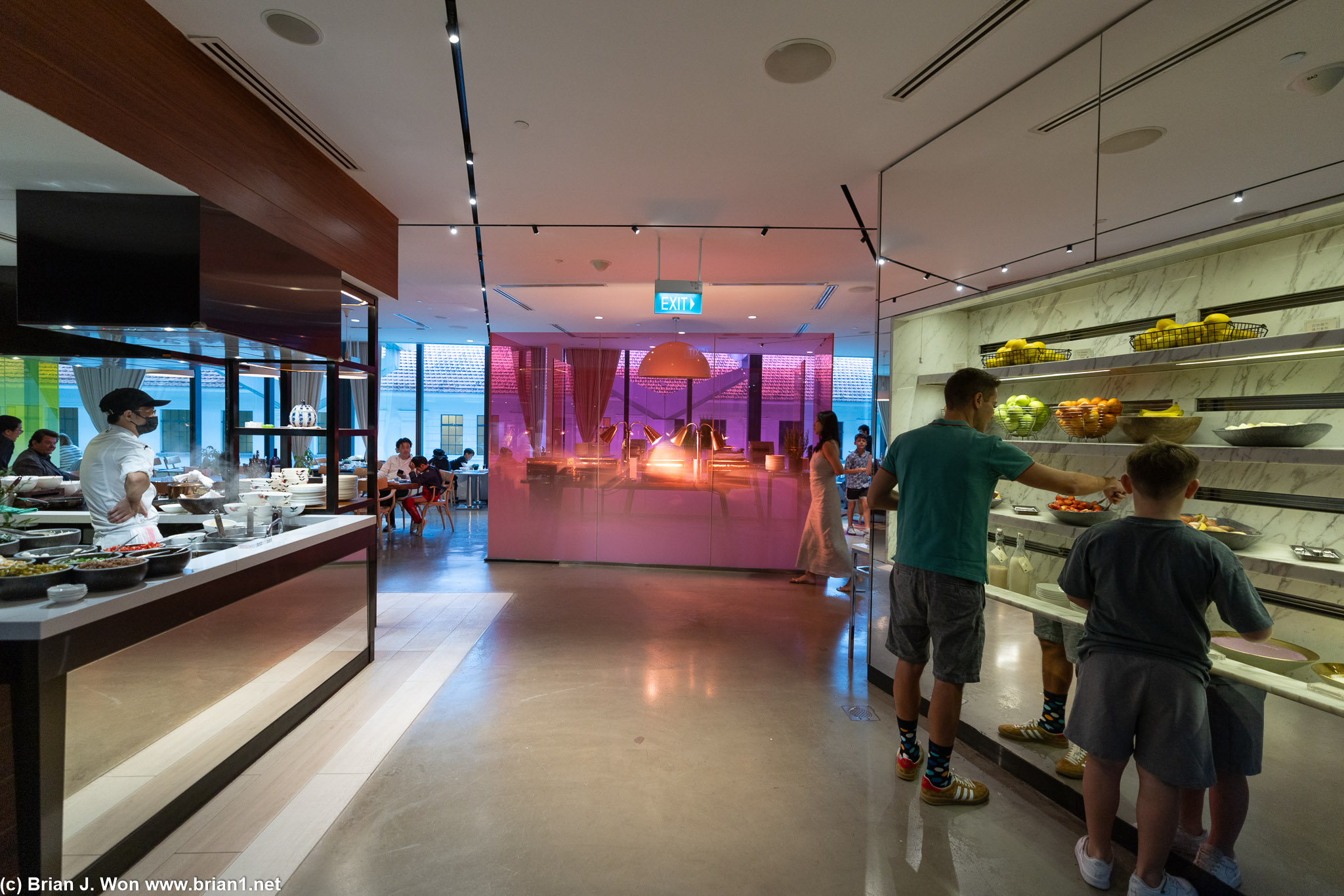 The entrance to the JW Marriott Executive Lounge.