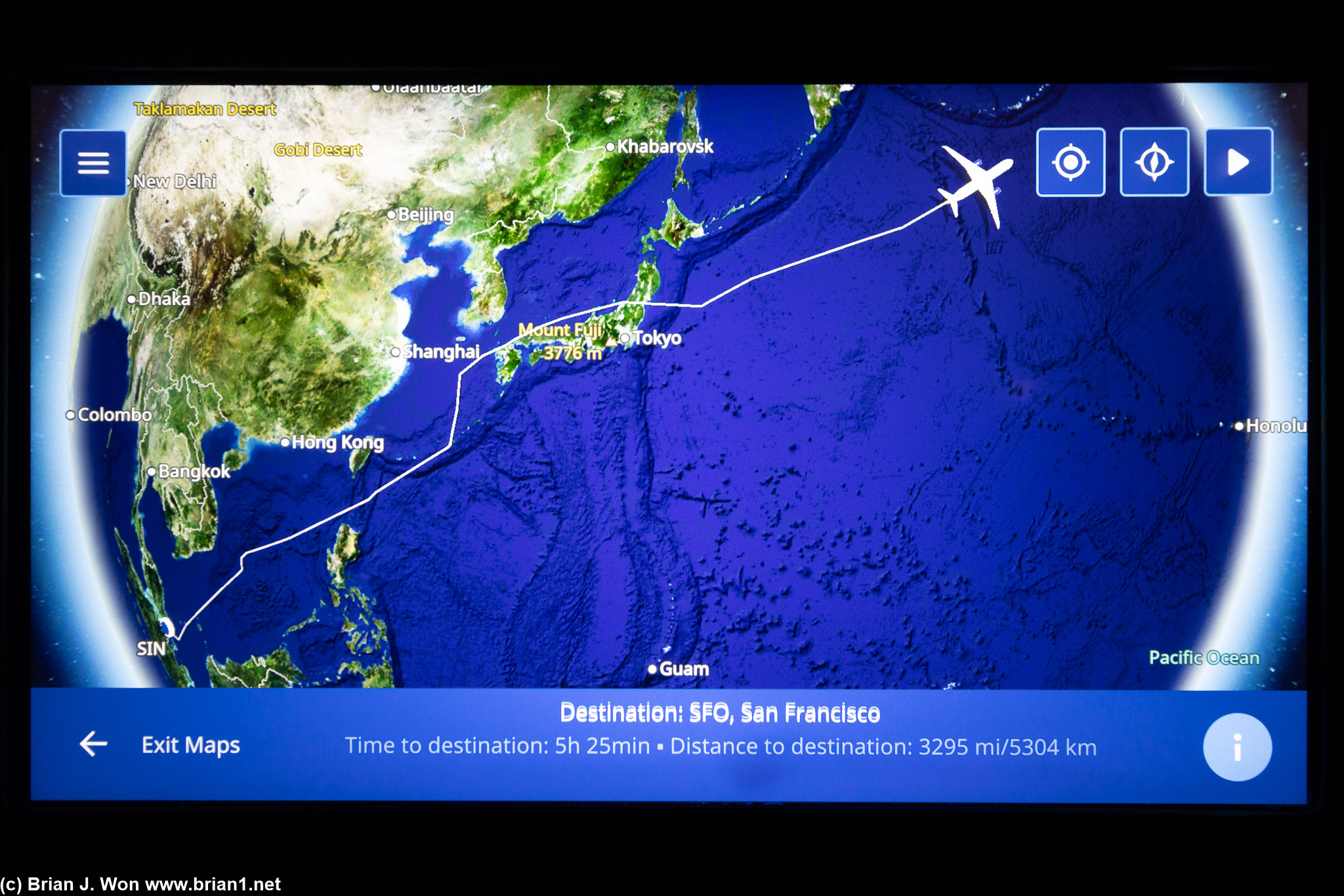 Did an unusual dogleg west of southern and central Japan today.