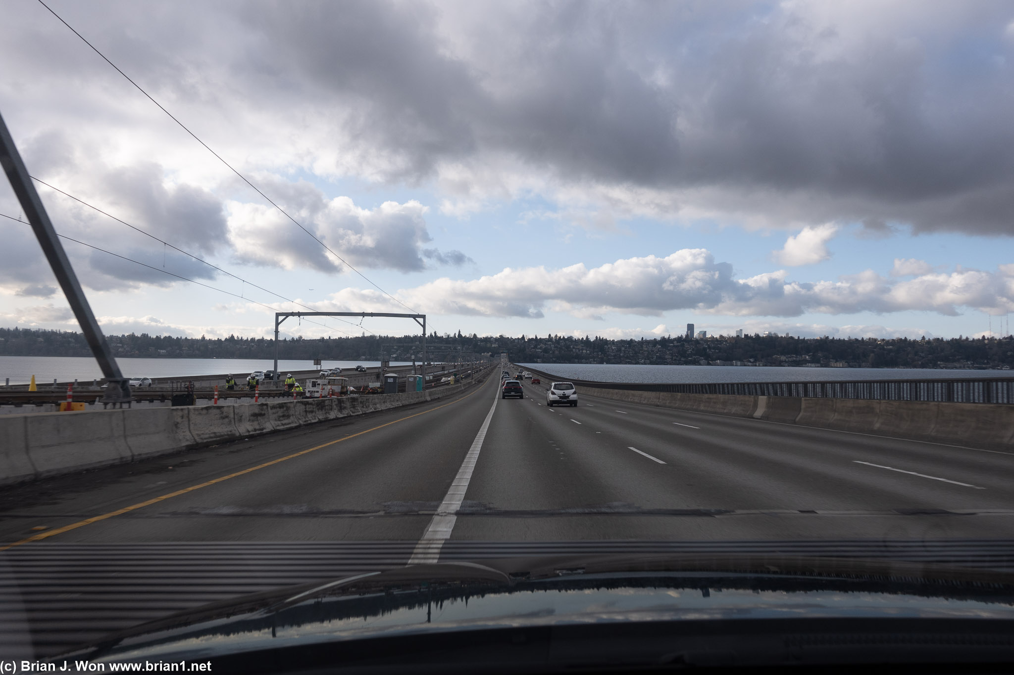 I-90 heading west.