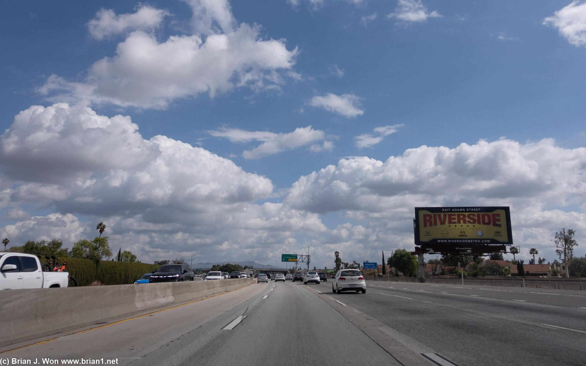 CA-91 East from Corona to Riverside is quite bumpy.
